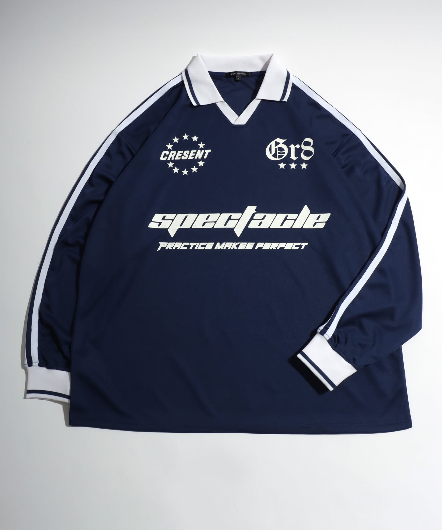 Aooo ゲームシャツ ロングサッカーシャツ ゲームTシャツ XL Aooo