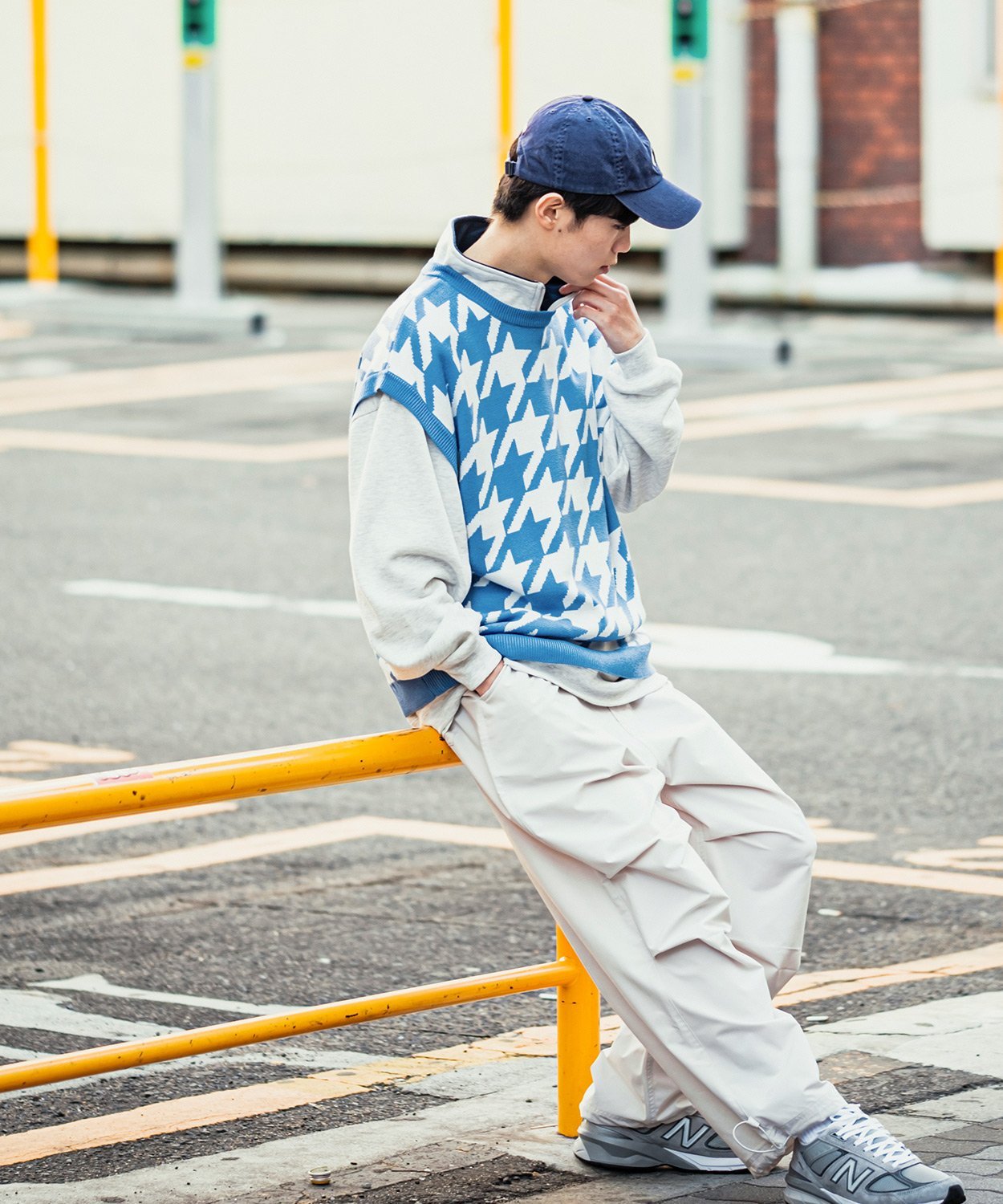 improves｜【improves】千鳥柄ニットベスト | Rakuten Fashion(楽天