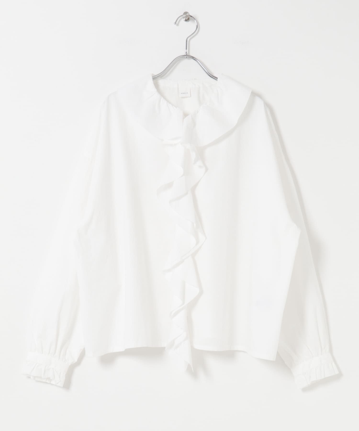 かぐれ｜コットンフリルカラーシャツ | Rakuten Fashion(楽天