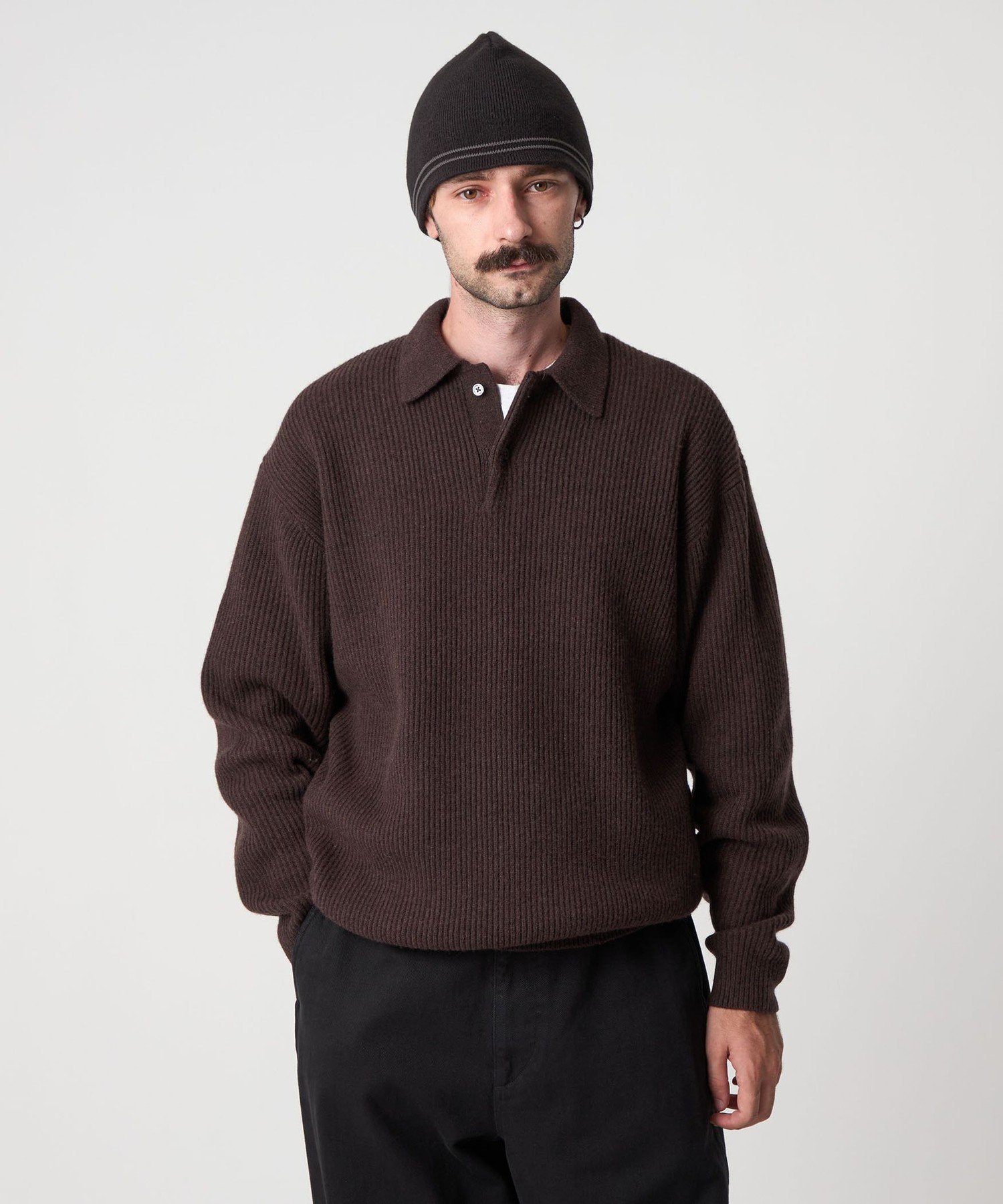 Steven Alan オーストラリアンラムズウール Vネックニット LOOSE Steven Alan（スティーブンアラン）の「＜Steven Alan