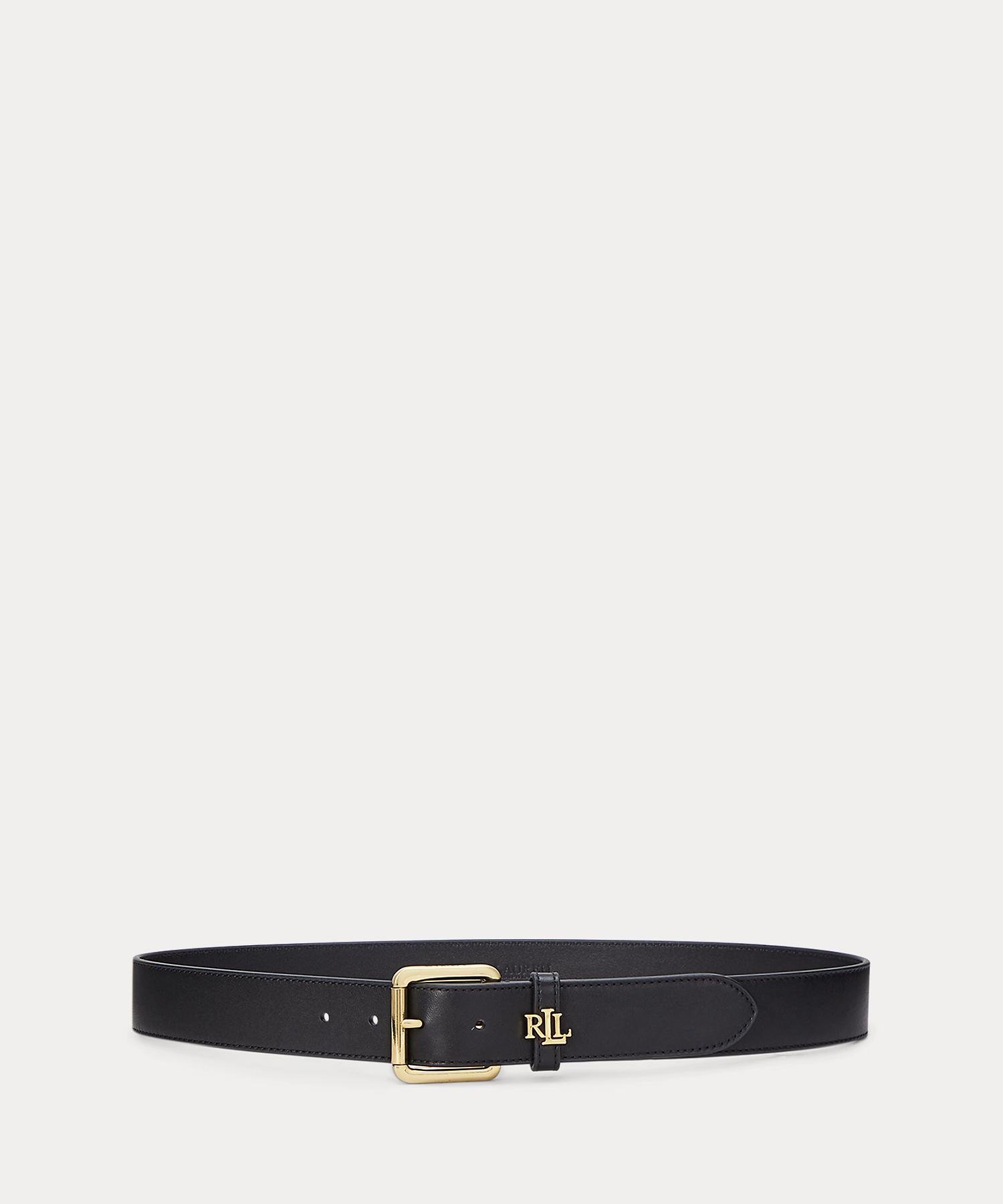 RALPH LAUREN｜スライドバックル クロコエンボスド レザー ベルト