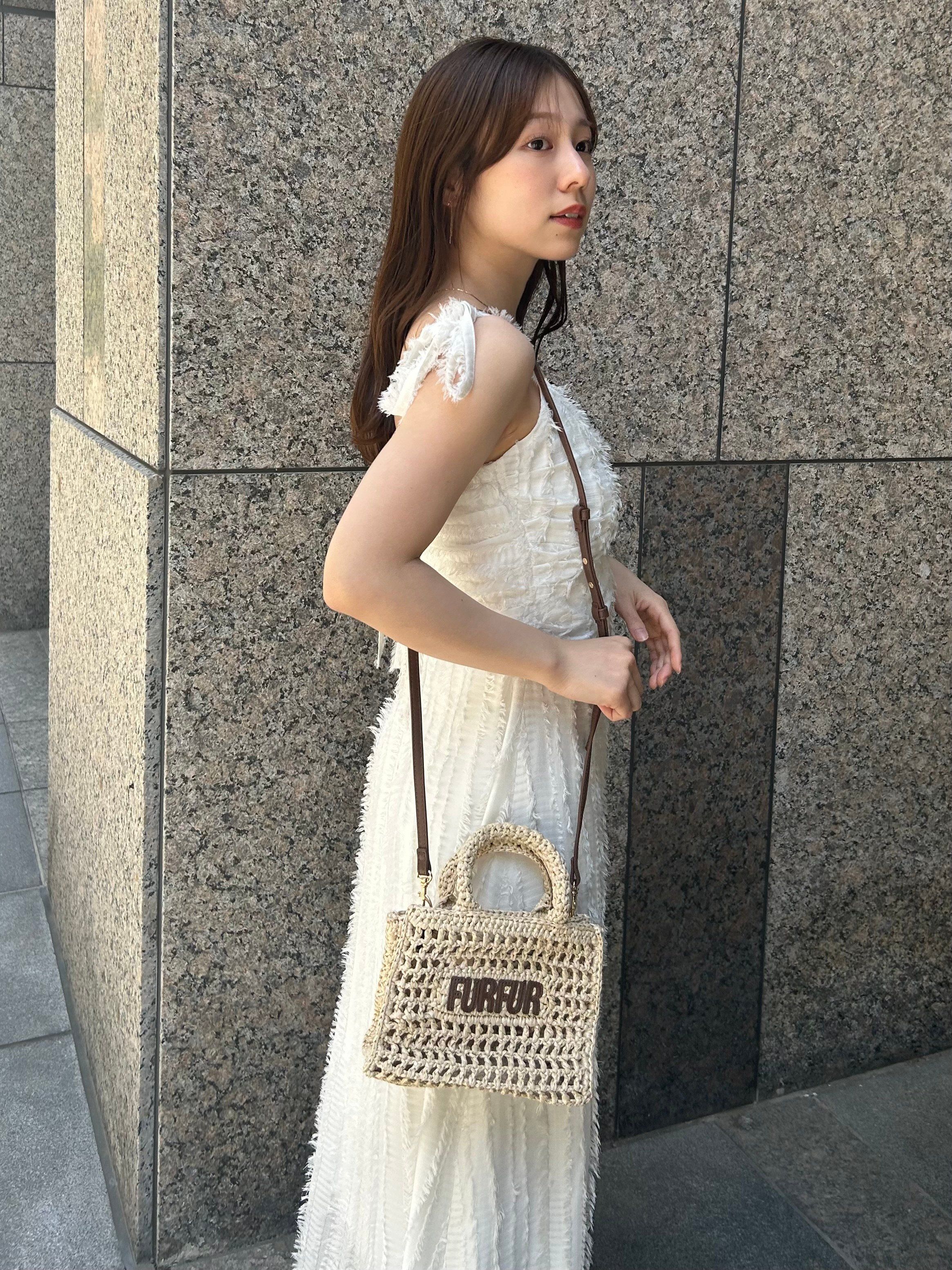 FURFUR｜【限定カラー】ラフィアロゴトートバッグ | Rakuten Fashion