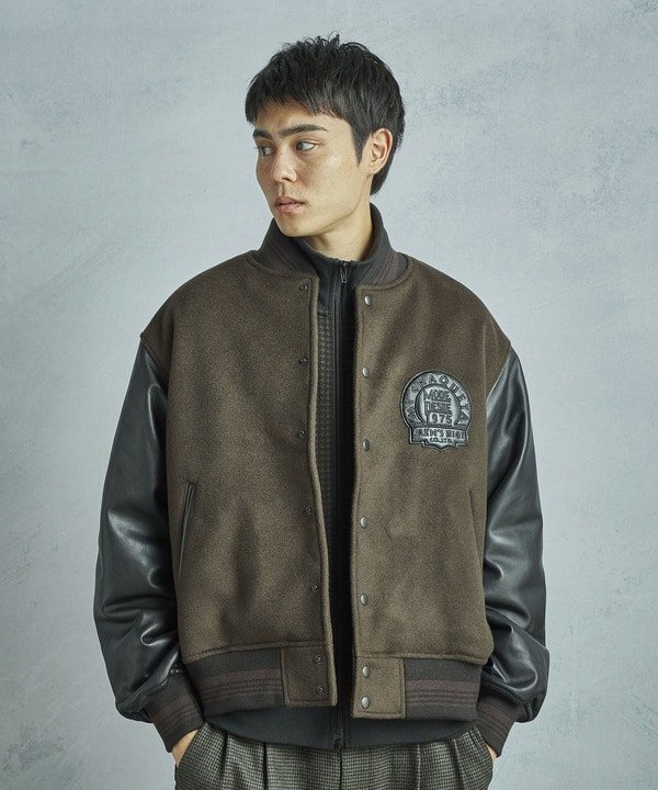 MEN'S BIGI｜【50th Anniv . 中田 慎介】WOOL MELTON STADIUM JAMPER