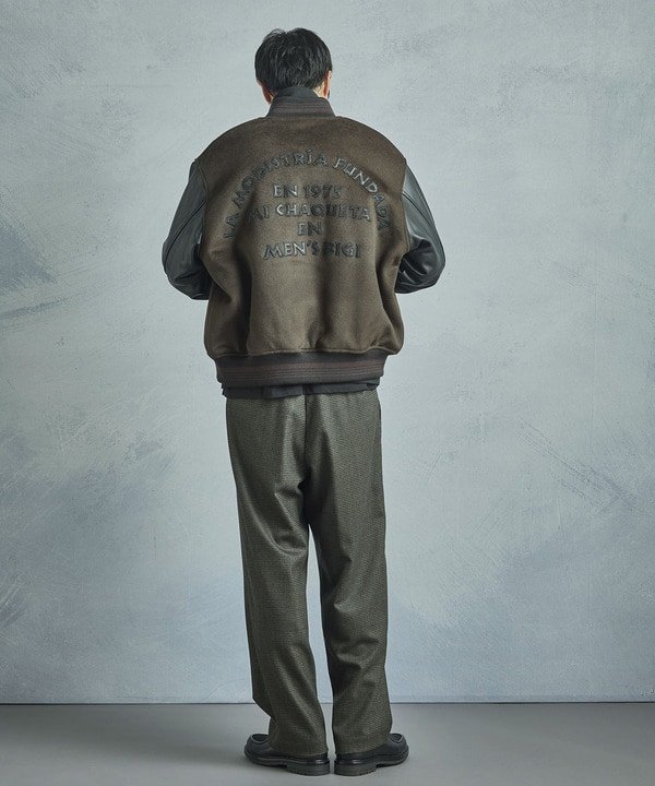 MEN'S BIGI｜【50th Anniv . 中田 慎介】WOOL MELTON STADIUM JAMPER