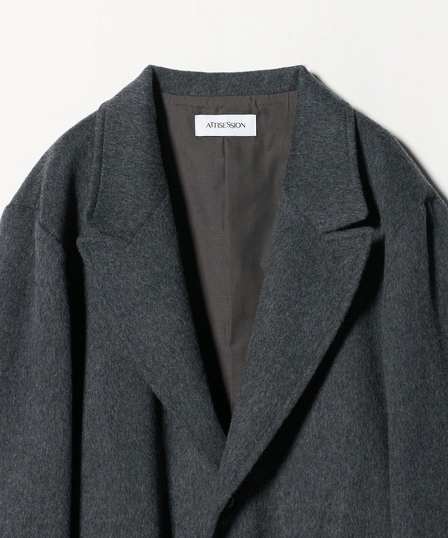 UNITED ARROWS ＜ATTISESSION＞ビーバー ジャケットコート ATTISESSION＞ビーバー ビッグ コートジャケット