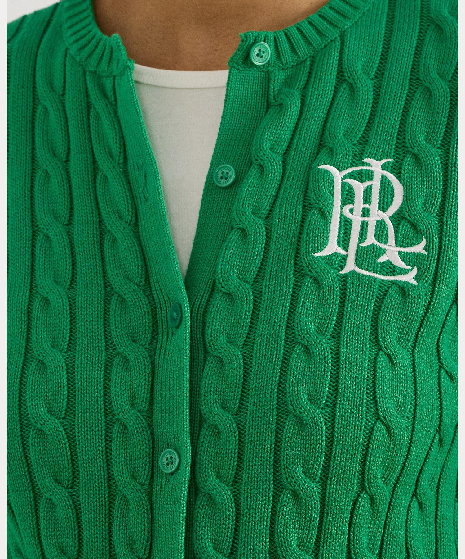 RALPH LAUREN｜ケーブルニット コットン カーディガン | Rakuten