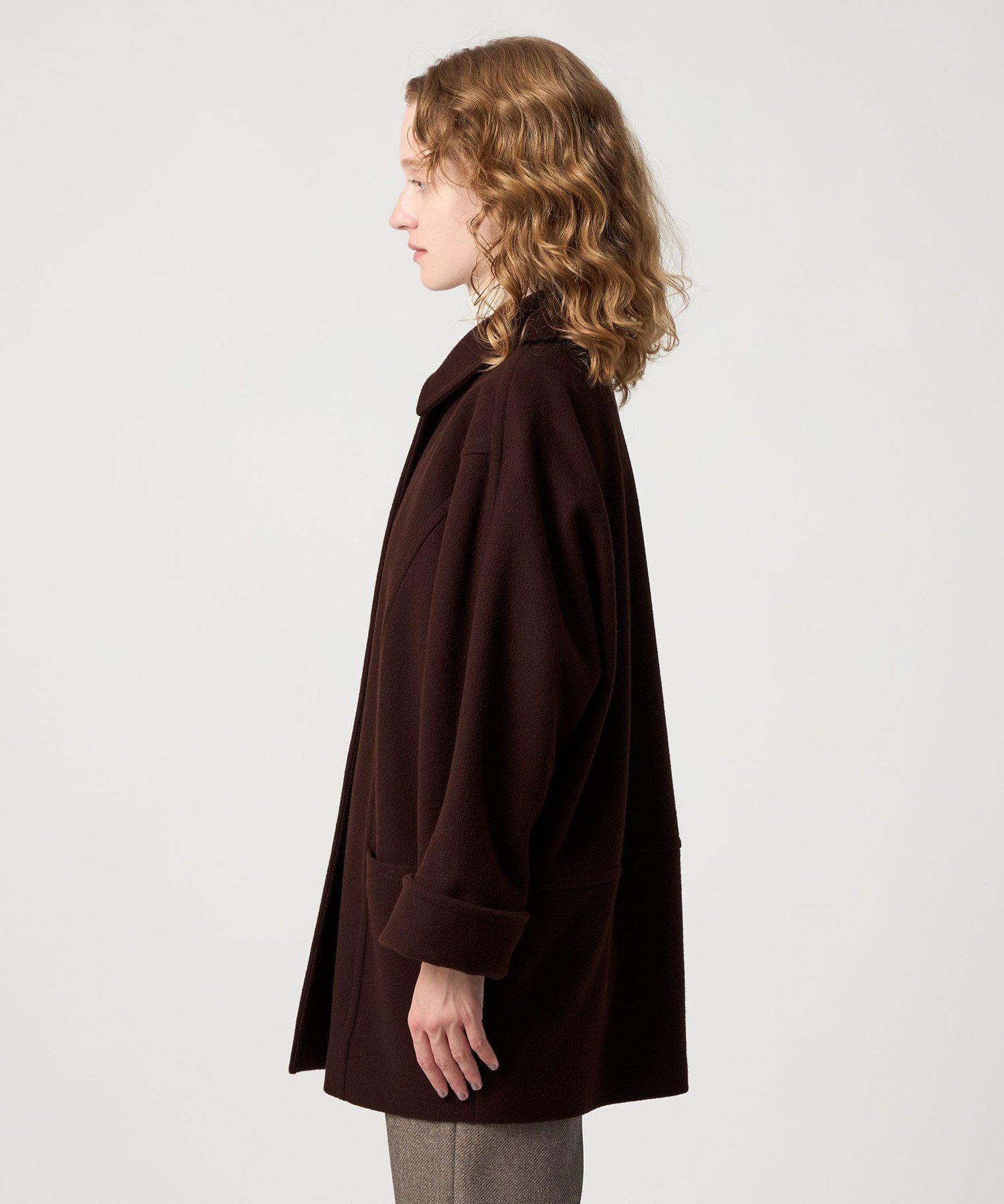 【M.】美品steven alan ウールショートコート　オフホワイト　M Steven Alan＞ウール ショート コート