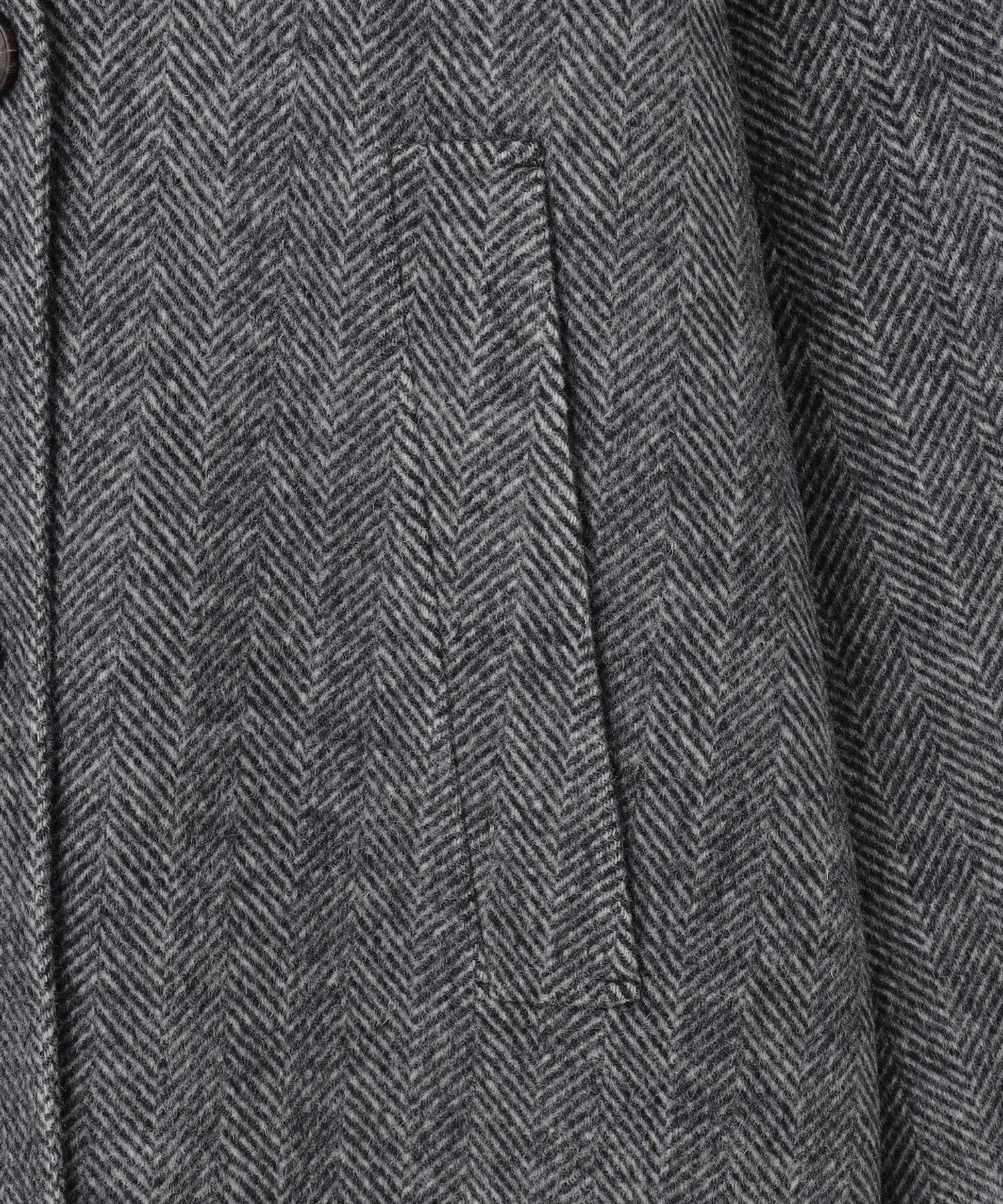 ICB｜WoolRever ノーカラーショートコート | Rakuten Fashion(楽天