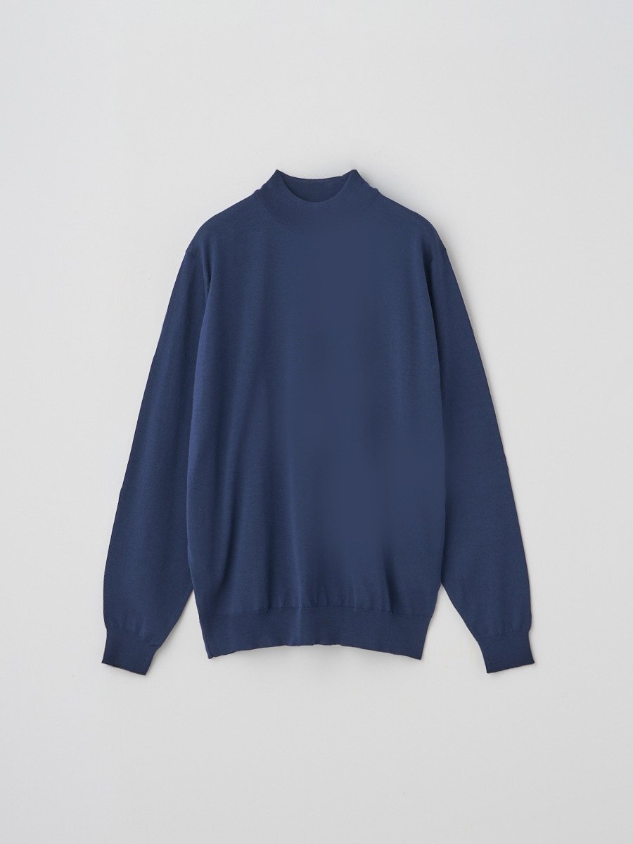 JOHN SMEDLEY｜モックネック長袖ニットプルオーバー | KILDAY | 30G