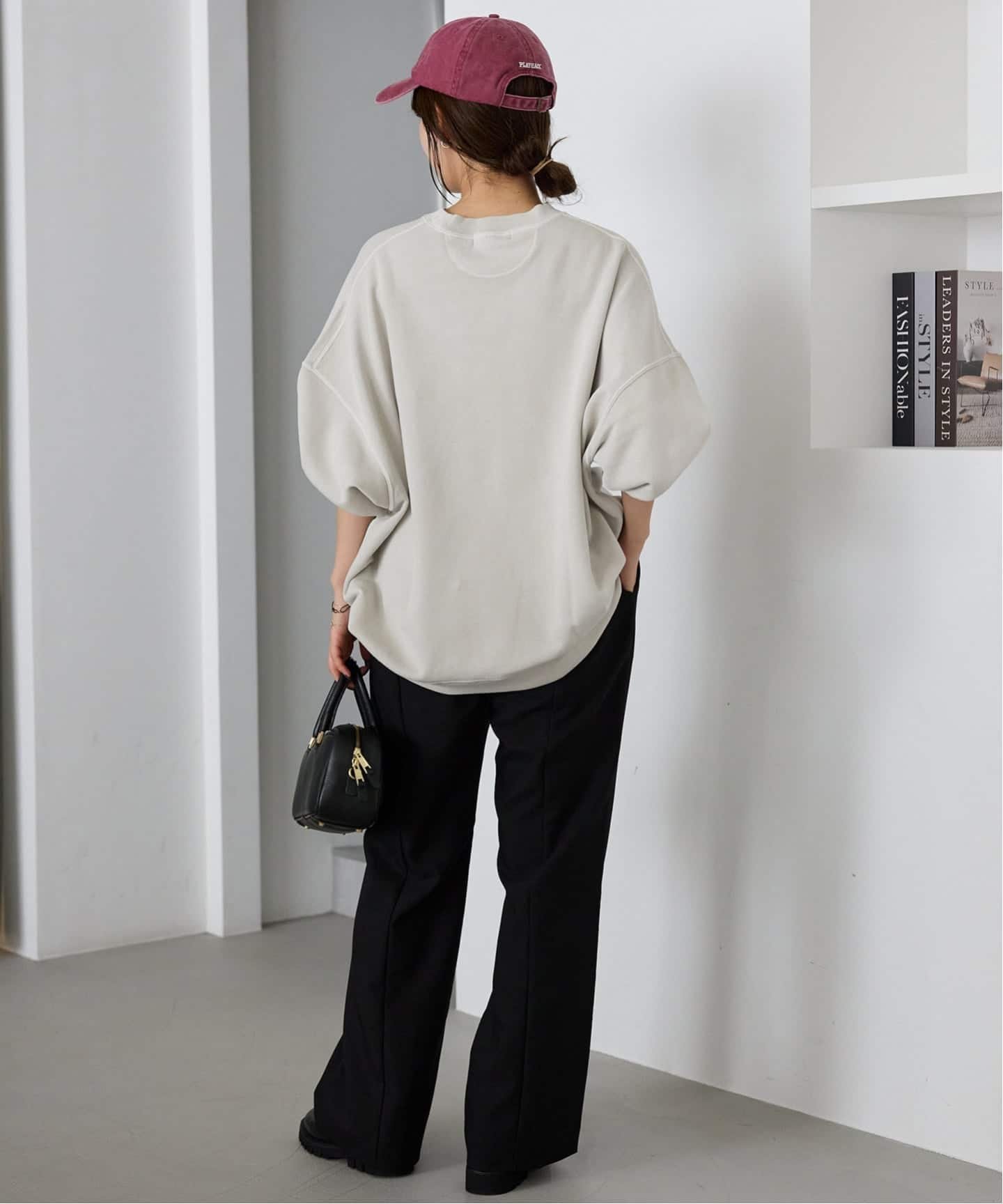 SLOBE IENA｜《WEB限定/追加》ビックシルエットピグメント裏毛プル