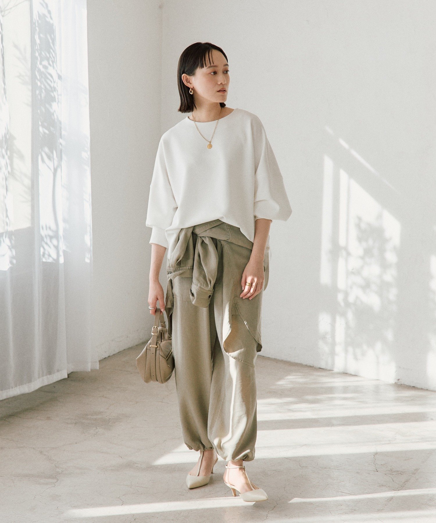 RIVE DROITE｜【楽ちんキレイ】ダンボールポンチョプルオーバー