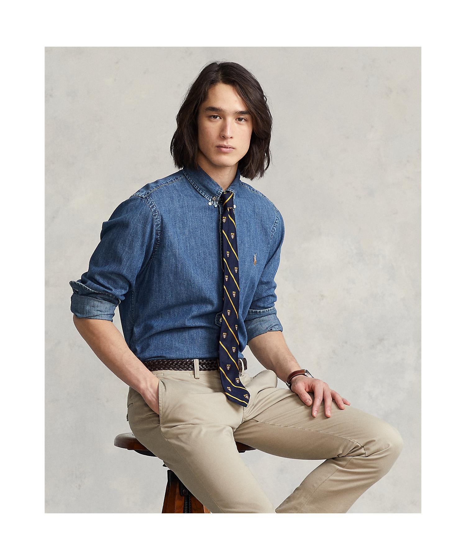 RALPH LAUREN｜クラシックフィットデニムシャツ | Rakuten Fashion