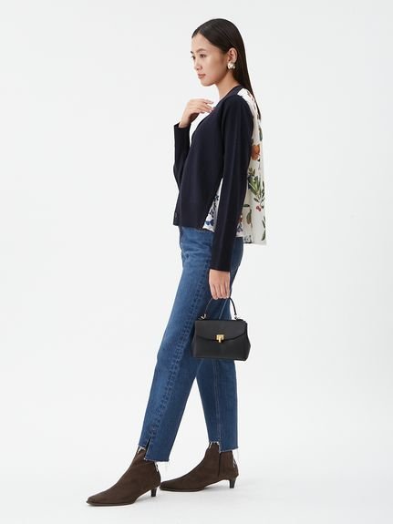 Mila Owen｜【WEB限定カラー】カシミヤコットンボタニカルドッキング