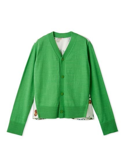 Mila Owen｜【WEB限定カラー】カシミヤコットンボタニカルドッキング