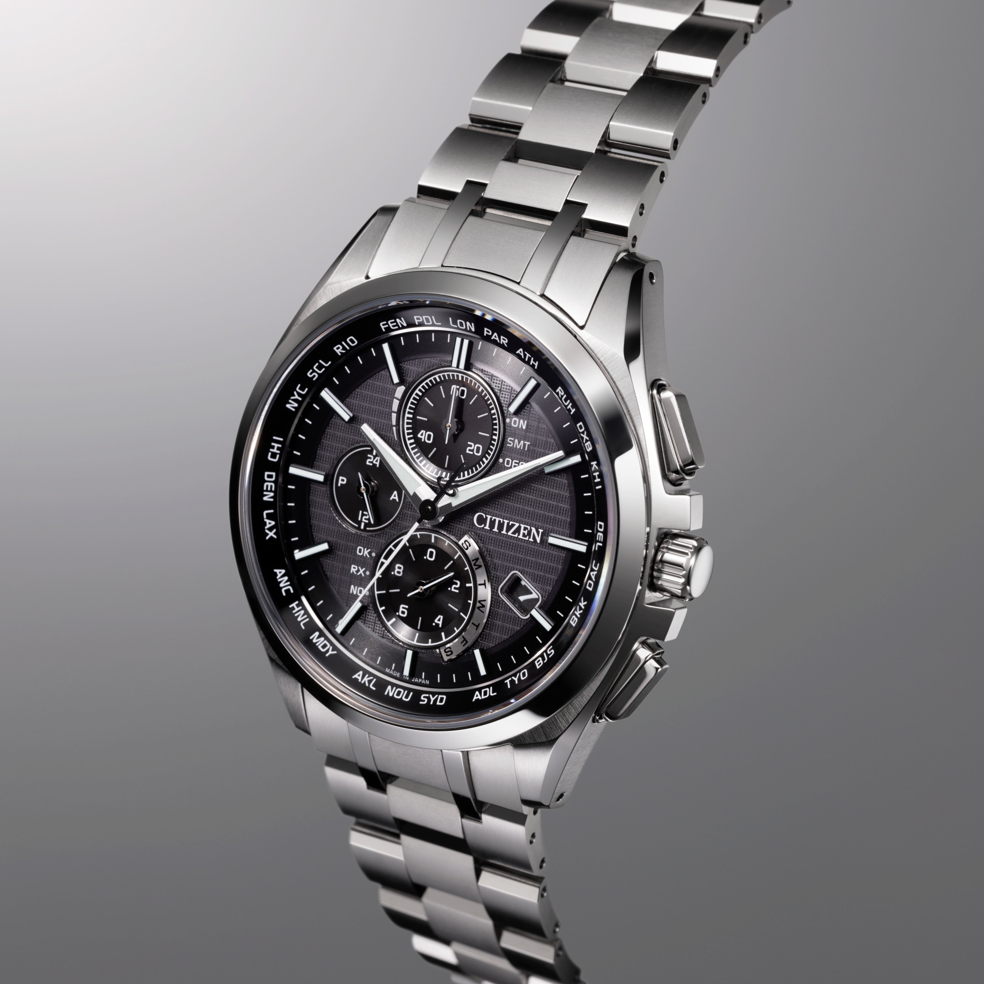 CITIZEN｜シチズン アテッサ エコ・ドライブ電波時計 CITIZEN ATTESA