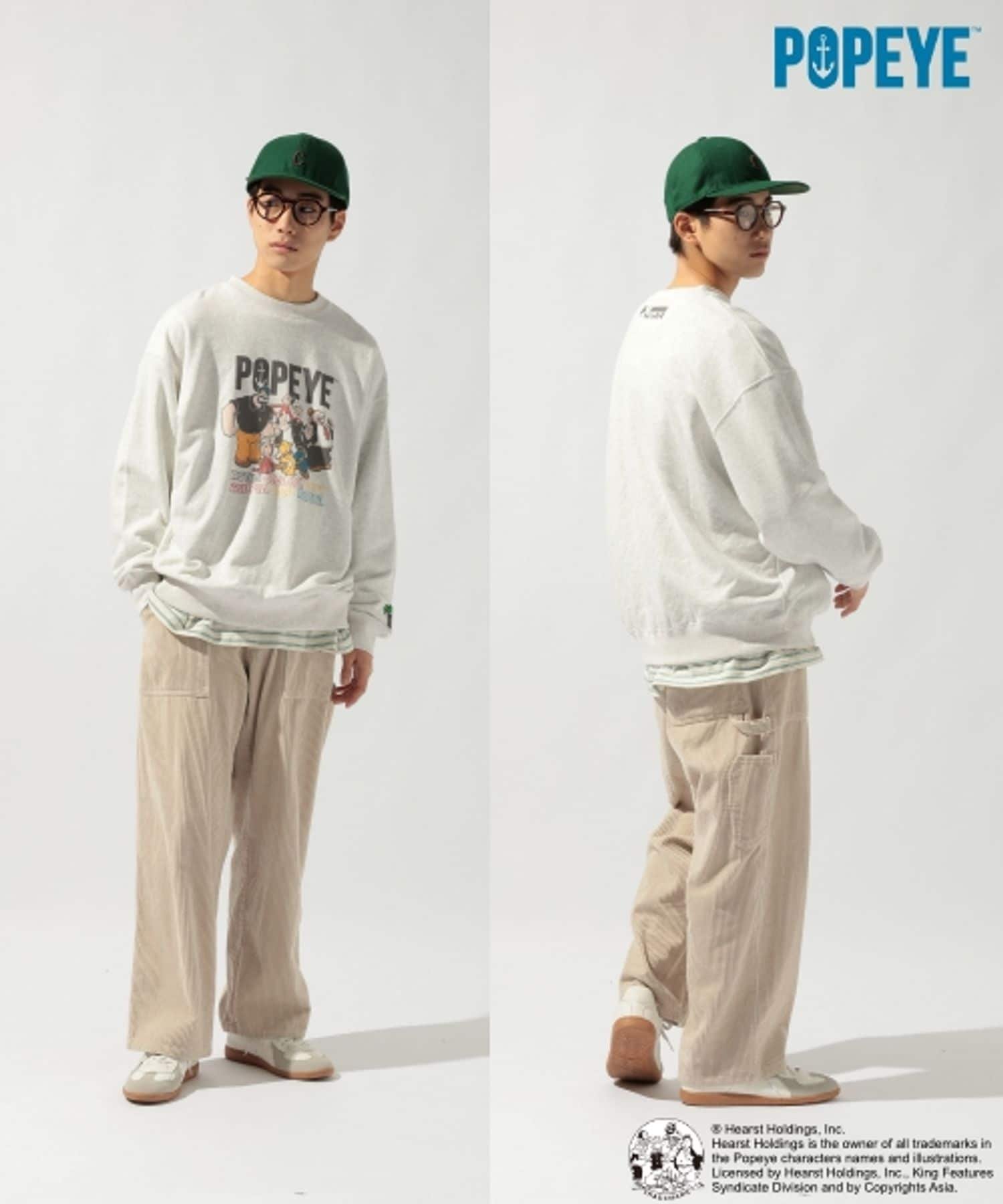 niko and ｜【POPEYE(TM)】CHARACTER PRINT SWEATSHIRT | Rakuten