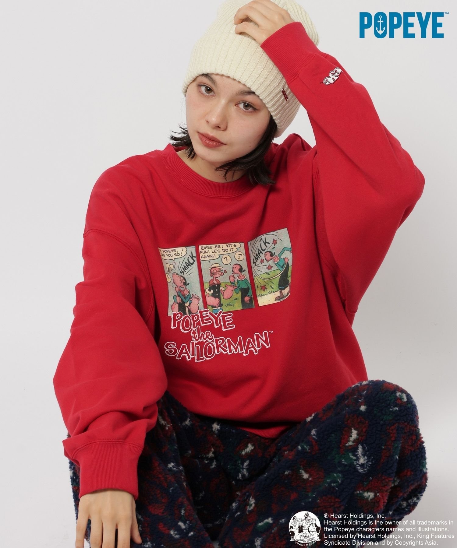 niko and ｜【POPEYE(TM)】CHARACTER PRINT SWEATSHIRT | Rakuten