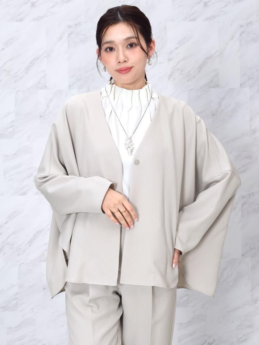 Vin｜ノーカラードルマンジャケット | Rakuten Fashion(楽天