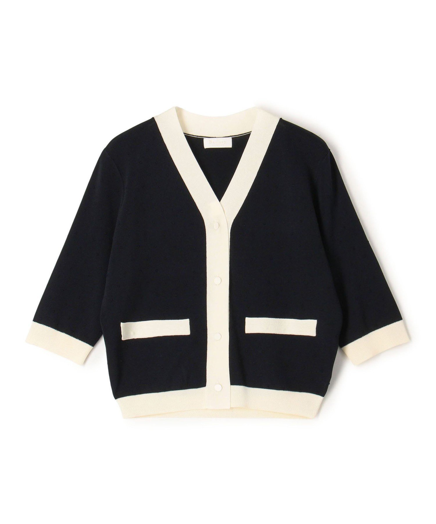 TOMORROWLAND｜ウールカシミヤミラノリブ Vネックカーディガン