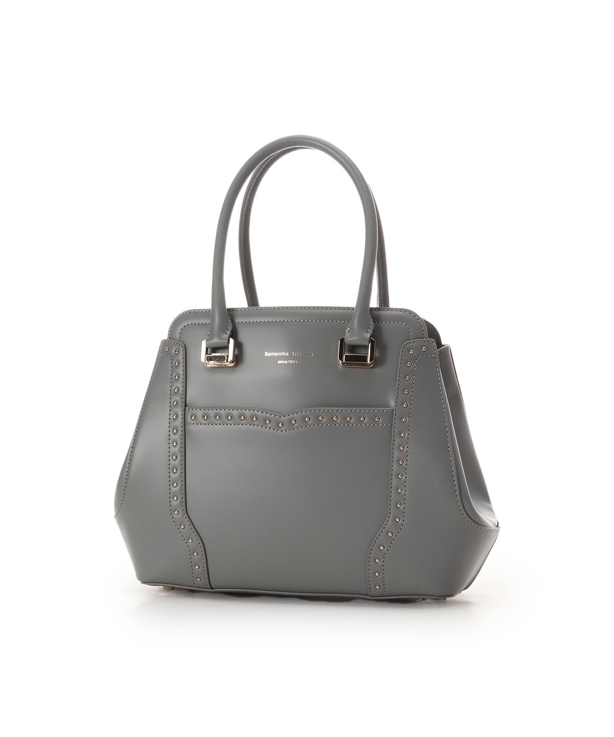 Samantha Thavasa｜スタッズレザーハンドバッグ | Rakuten Fashion