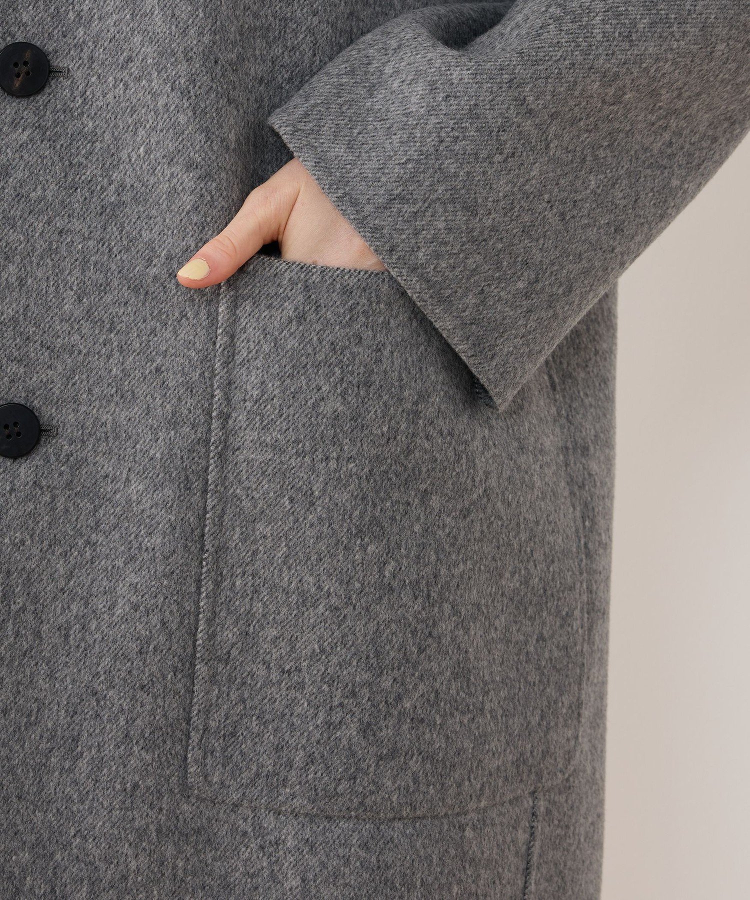 TOMORROWLAND｜ウールダブルフェイス キモノスリーブコート | Rakuten