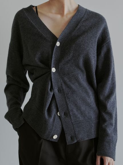 MIESROHE｜ウール2WAYカシュクールニットカーデ | Rakuten Fashion