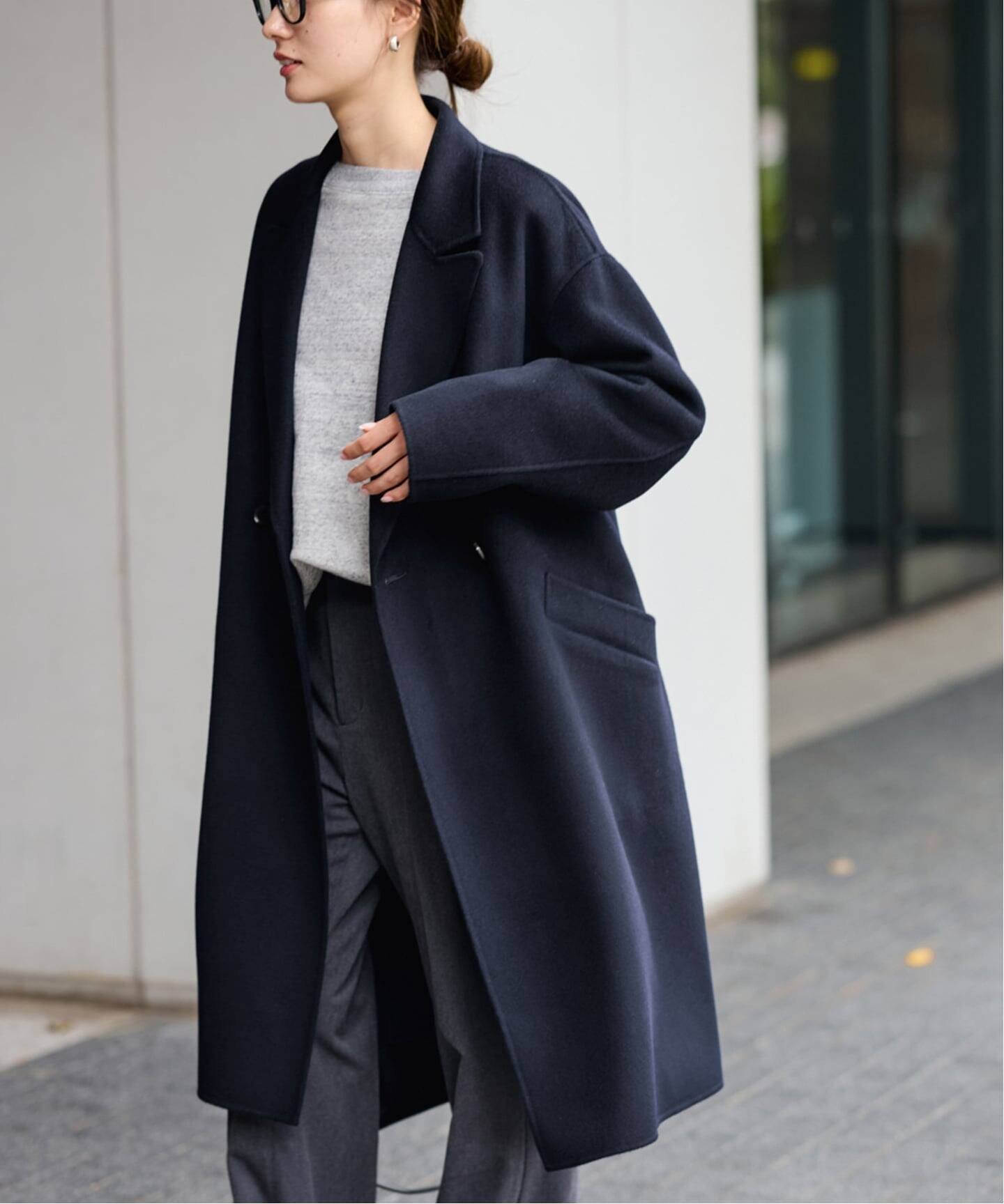 FRAMeWORK｜≪追加≫SUPER160'sダブルブレストコート | Rakuten