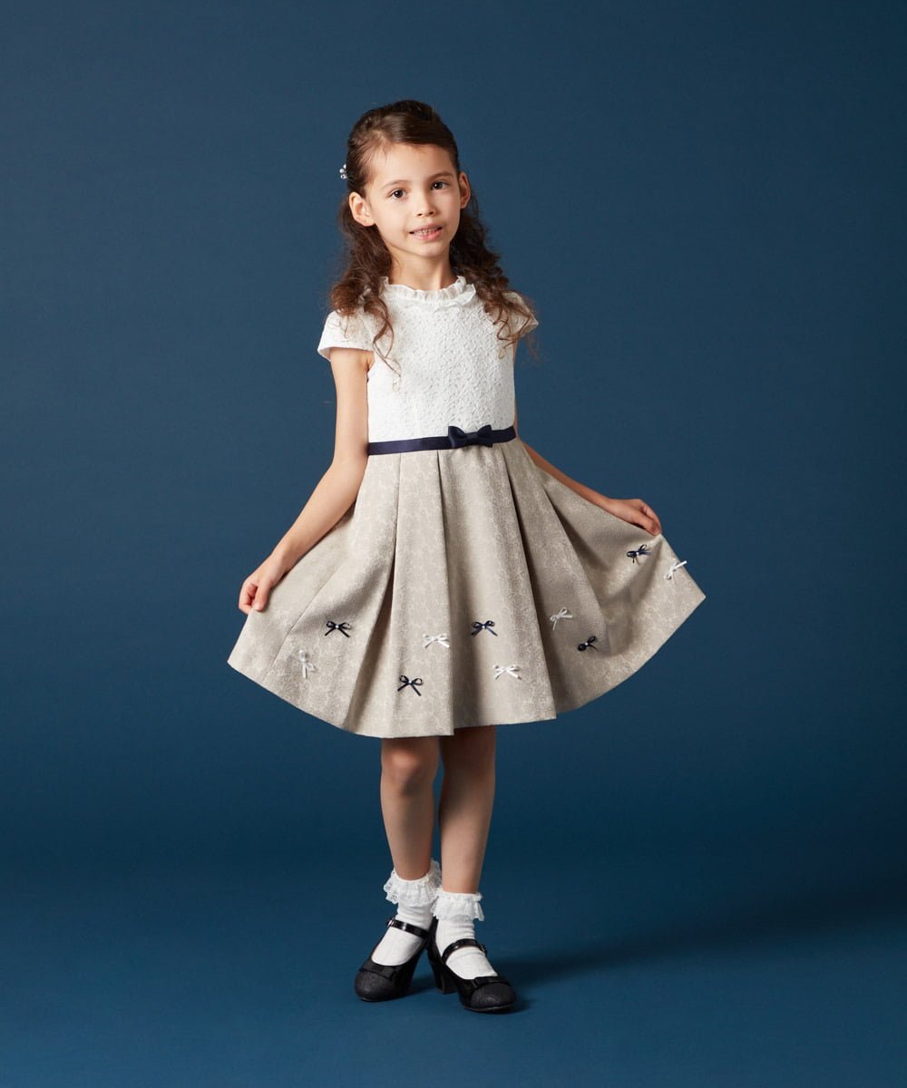 a.v.v｜[110-130]【セレモニースタイル】レースジャガードフィット