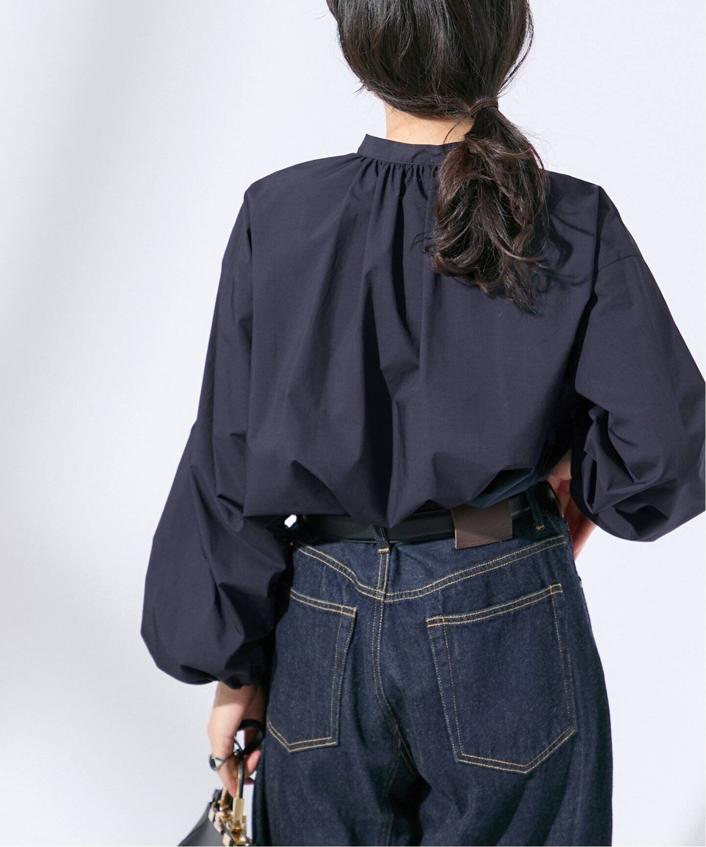 JOURNAL STANDARD L'ESSAGE｜《追加》スタンドカラーフリルシャツ