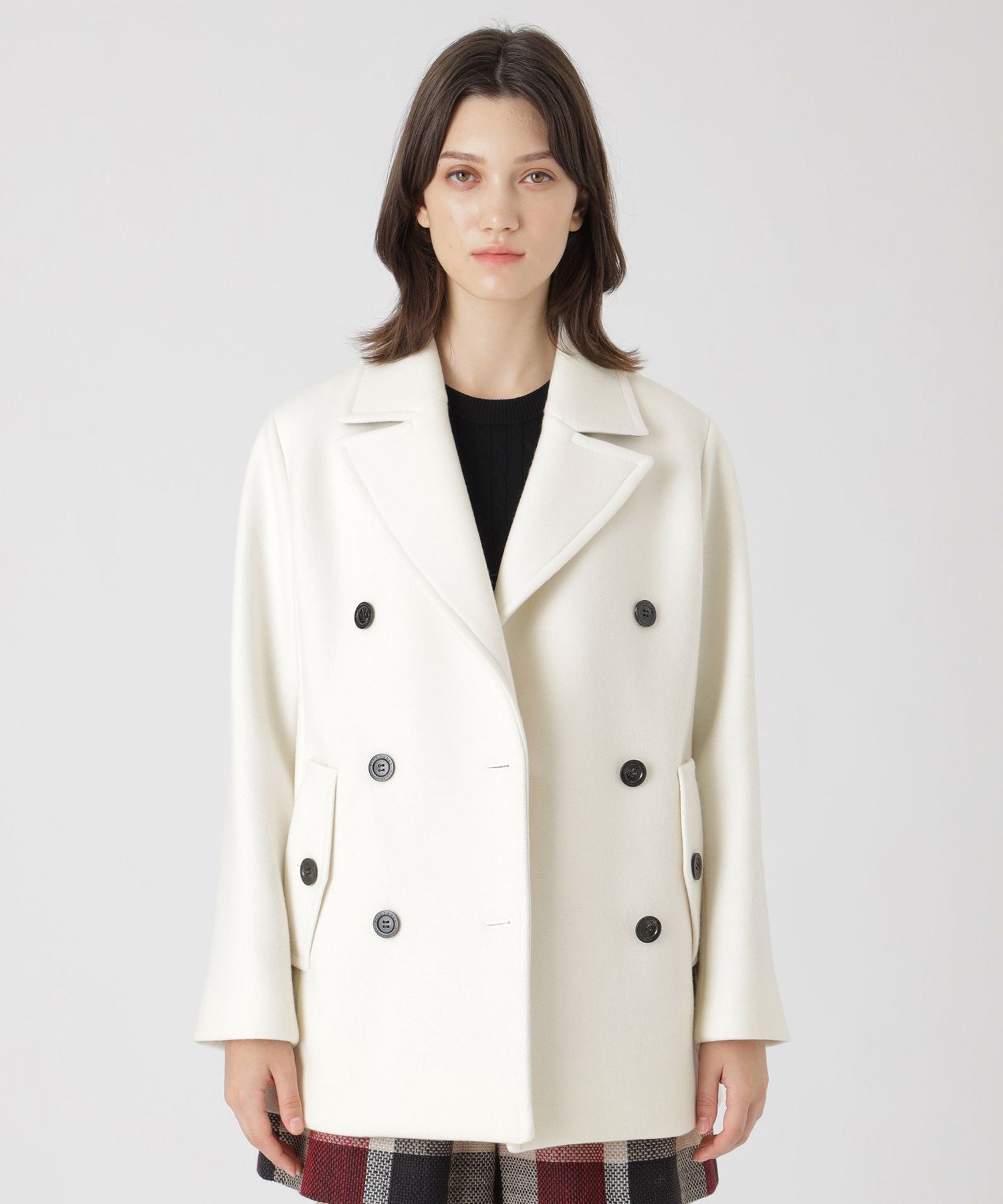 BLUE LABEL / BLACK LABEL CRESTBRIDGE｜ツイルメルトンピーコート