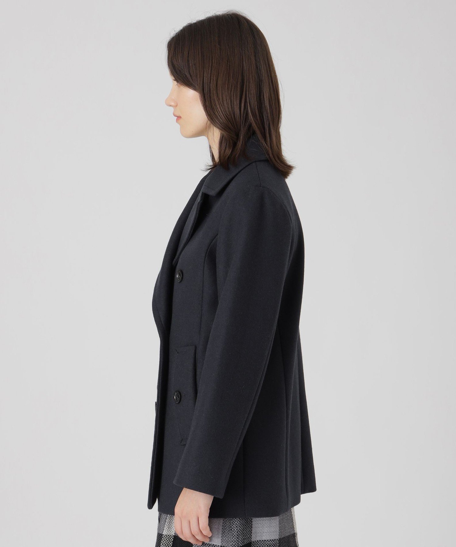 BLUE LABEL / BLACK LABEL CRESTBRIDGE｜ツイルメルトンピーコート