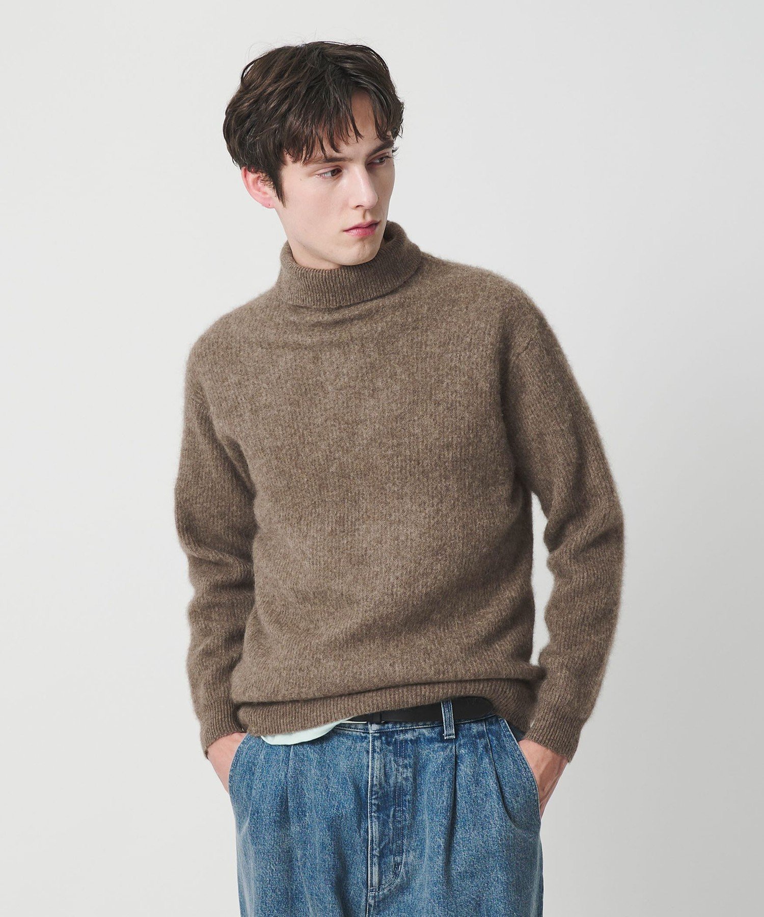 BEAUTY&YOUTH UNITED ARROWS｜ヘアリー ヤク アゼ タートルニット