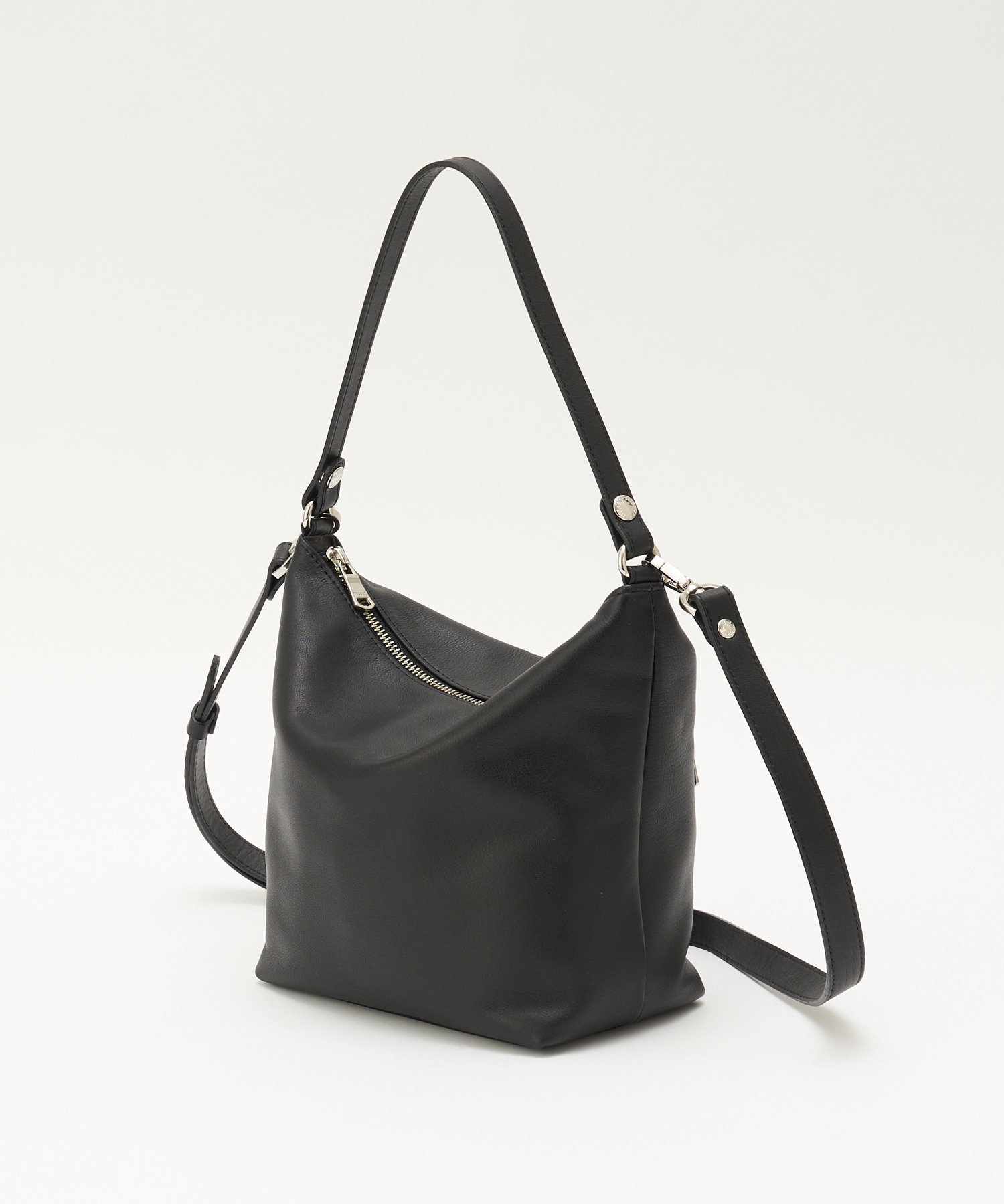 russet｜《3/4~価格改定》ソフトレザーシンプルショルダーバッグ