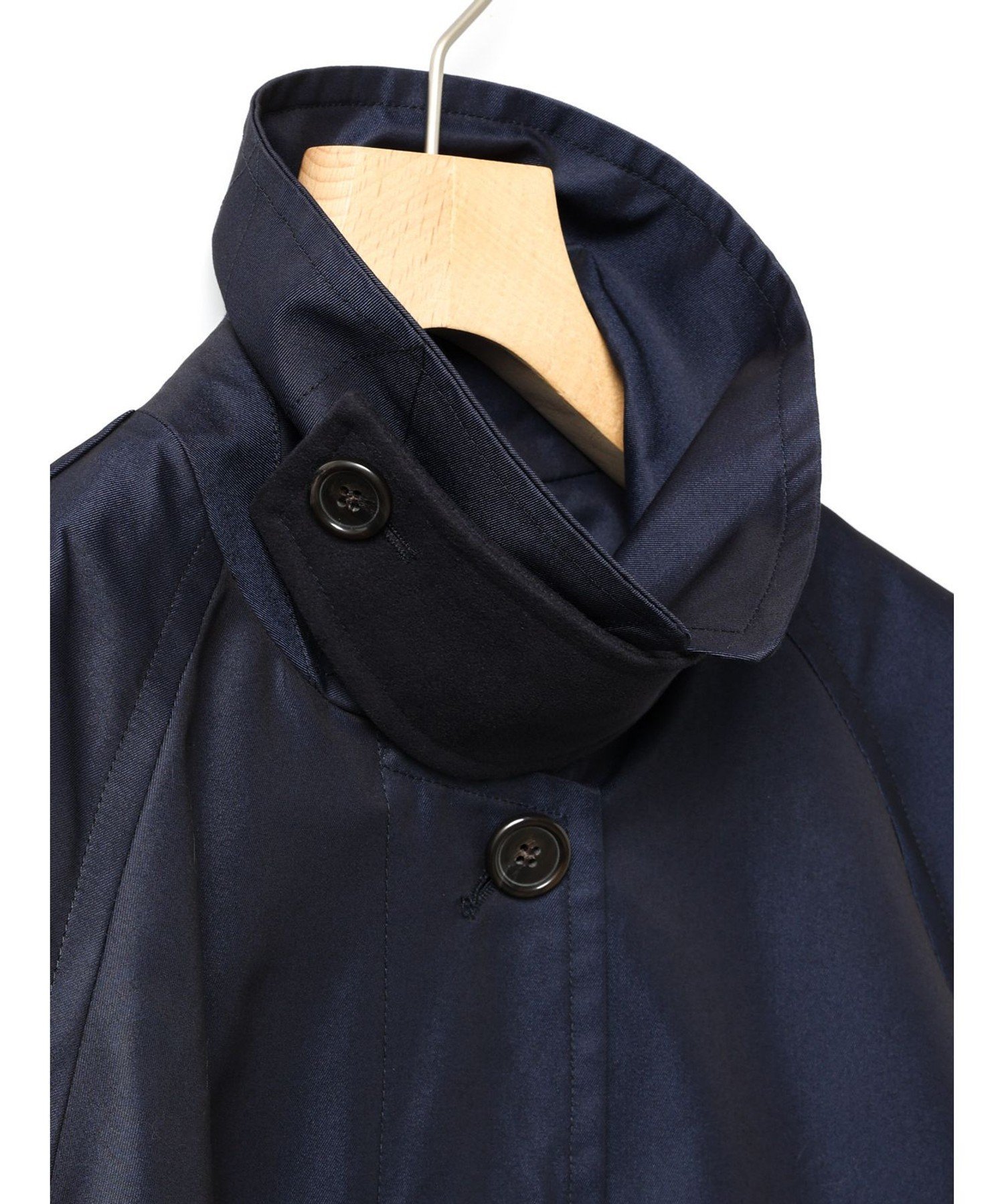 美品 マーマーマー MARcourt バルマカーンコート ステンカラー 2way 美