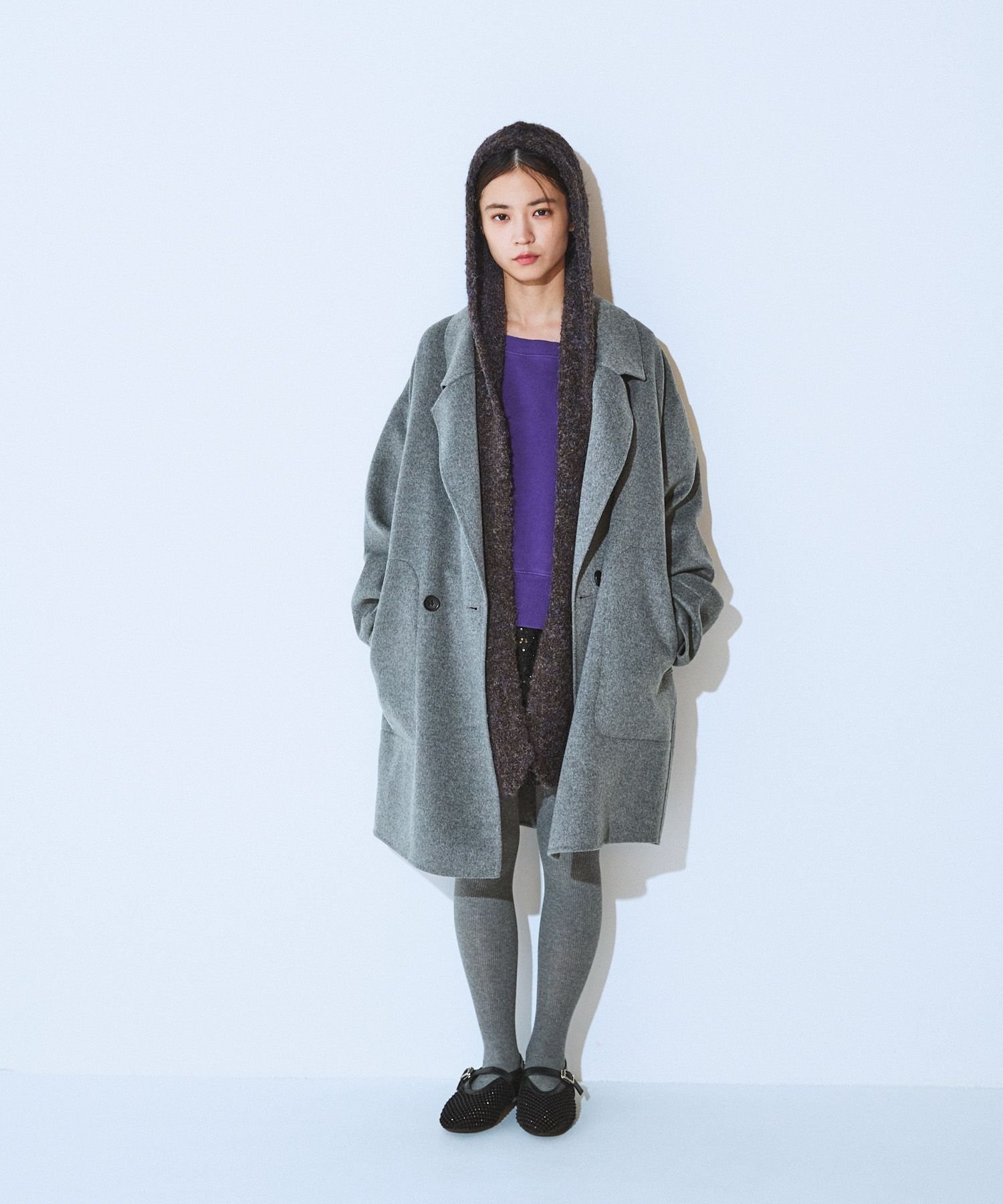 JEANASIS｜ショートビーバーウールミドルコート | Rakuten Fashion