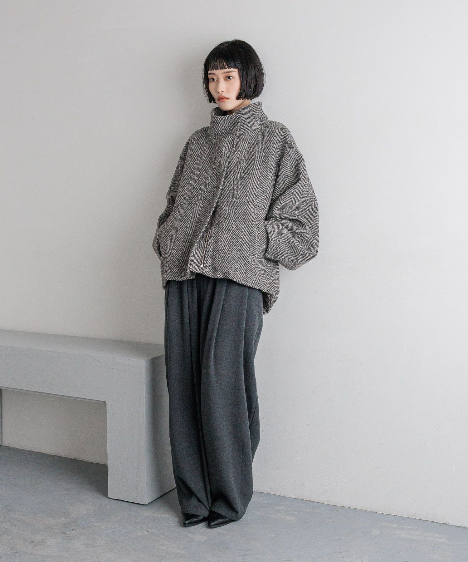 LOWRYS FARM｜ウーリーテックスタンドブルゾン | Rakuten Fashion(楽天