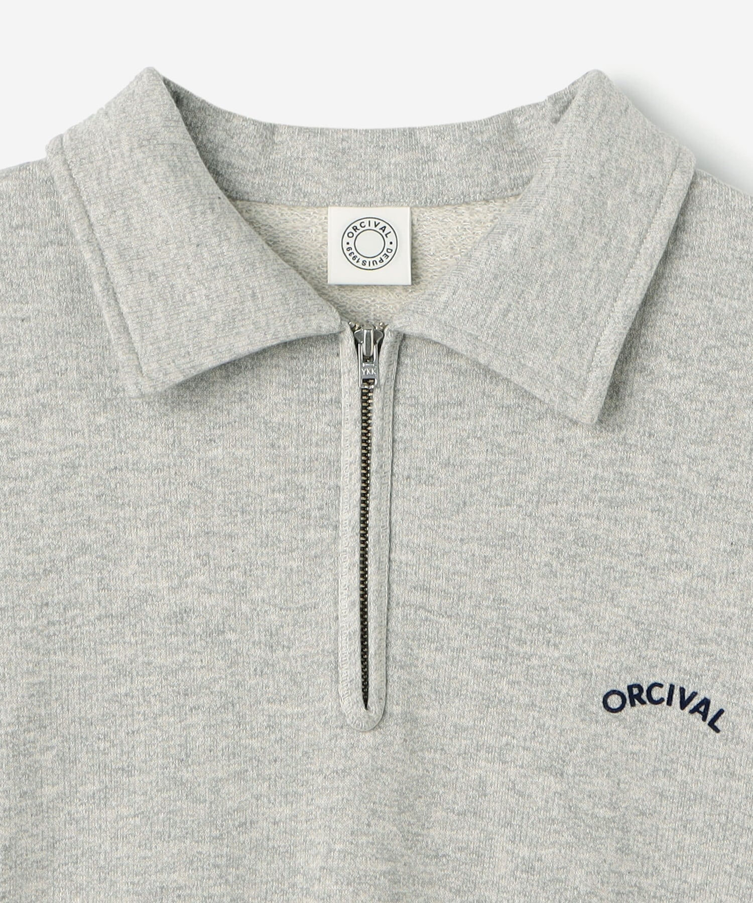 Bshop｜ORCIVAL | コットン裏毛 ハーフジッププルオーバー MEN