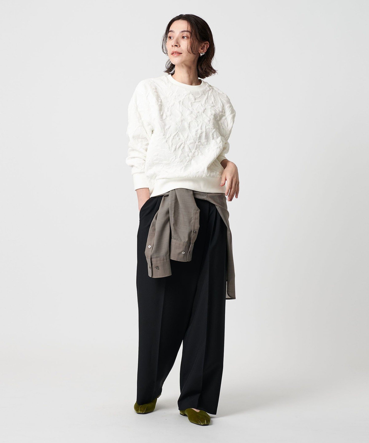 BEAUTY&YOUTH UNITED ARROWS｜ボタニカルジャガード プルオーバー