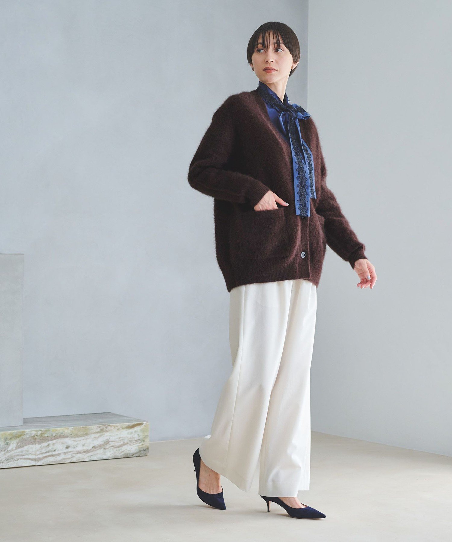 UNITED ARROWS｜フォックスカシミヤ ミドル カーディガン | Rakuten