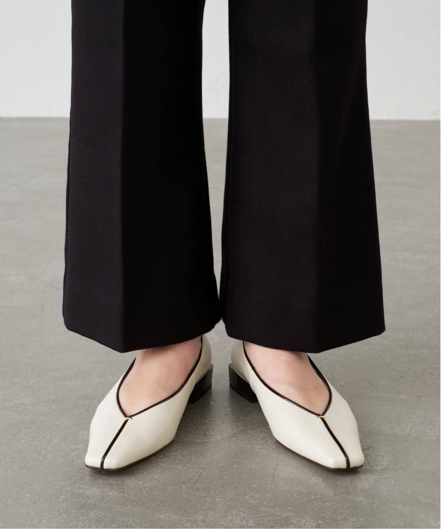 LE TALON｜《追加》GRISE2.5cmナロースクエアシームフラット | Rakuten