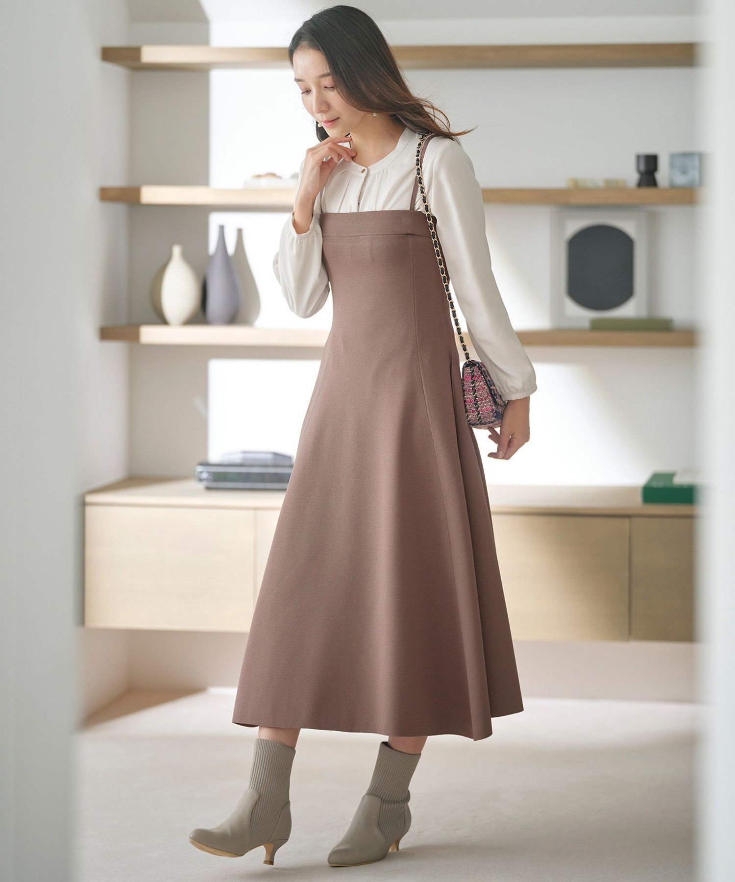 ANY SIS｜【2WAY】ビスチェニットキャミ ワンピース | Rakuten Fashion