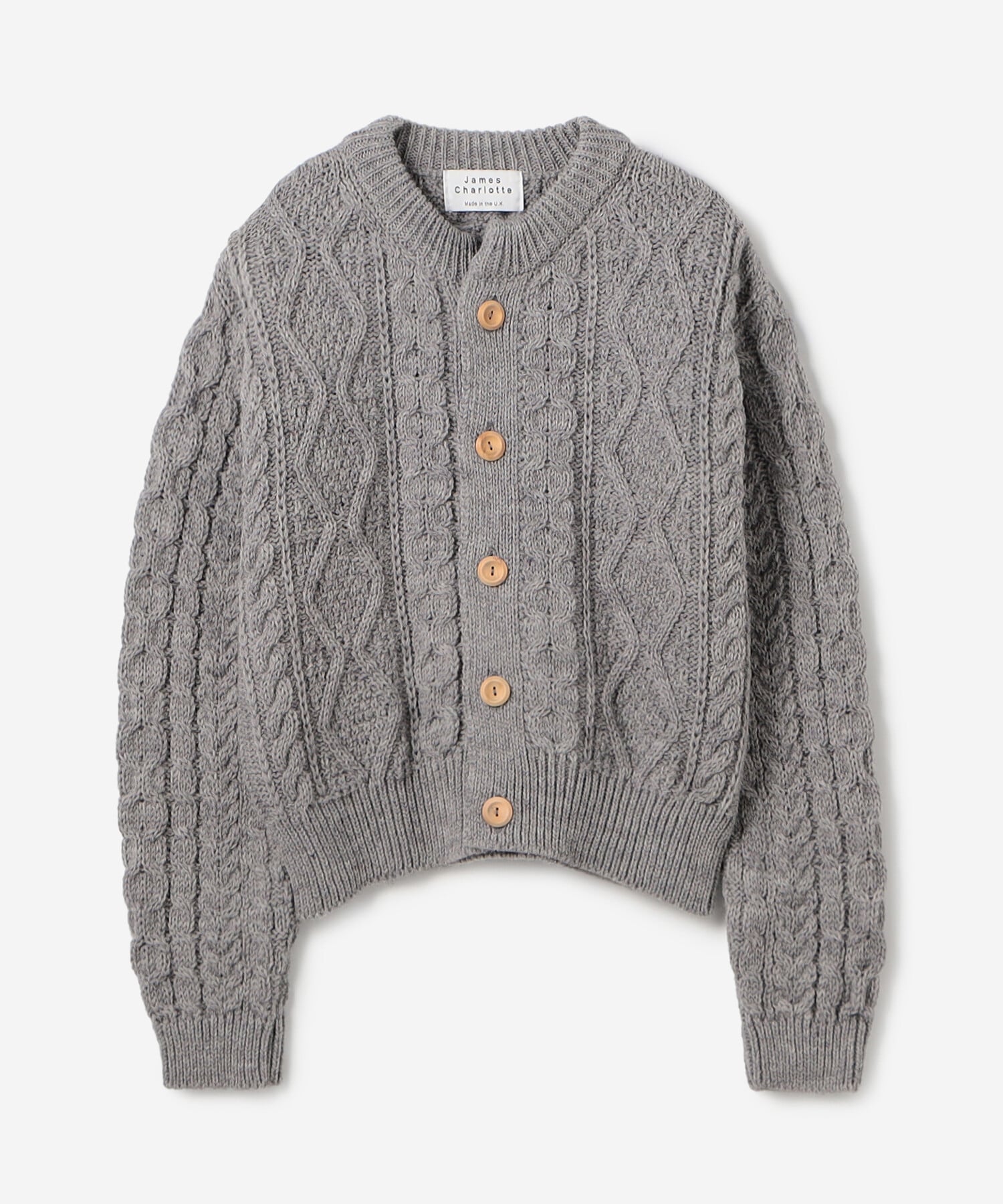 Bshop｜James Charlotte | ウール アランニットカーディガン WOMEN