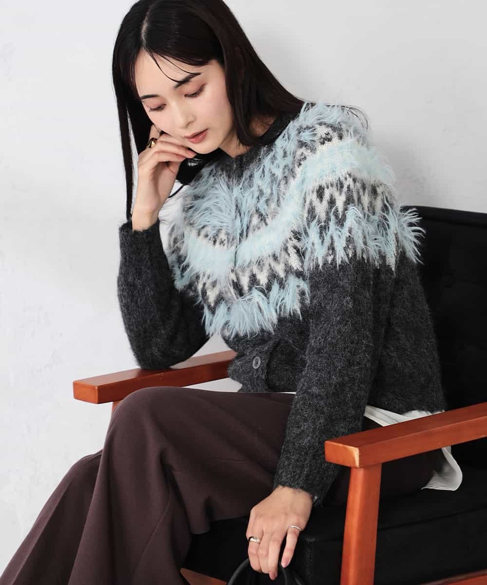 a.v.v｜【2WAY】フェアアイルニットカーディガン | Rakuten Fashion