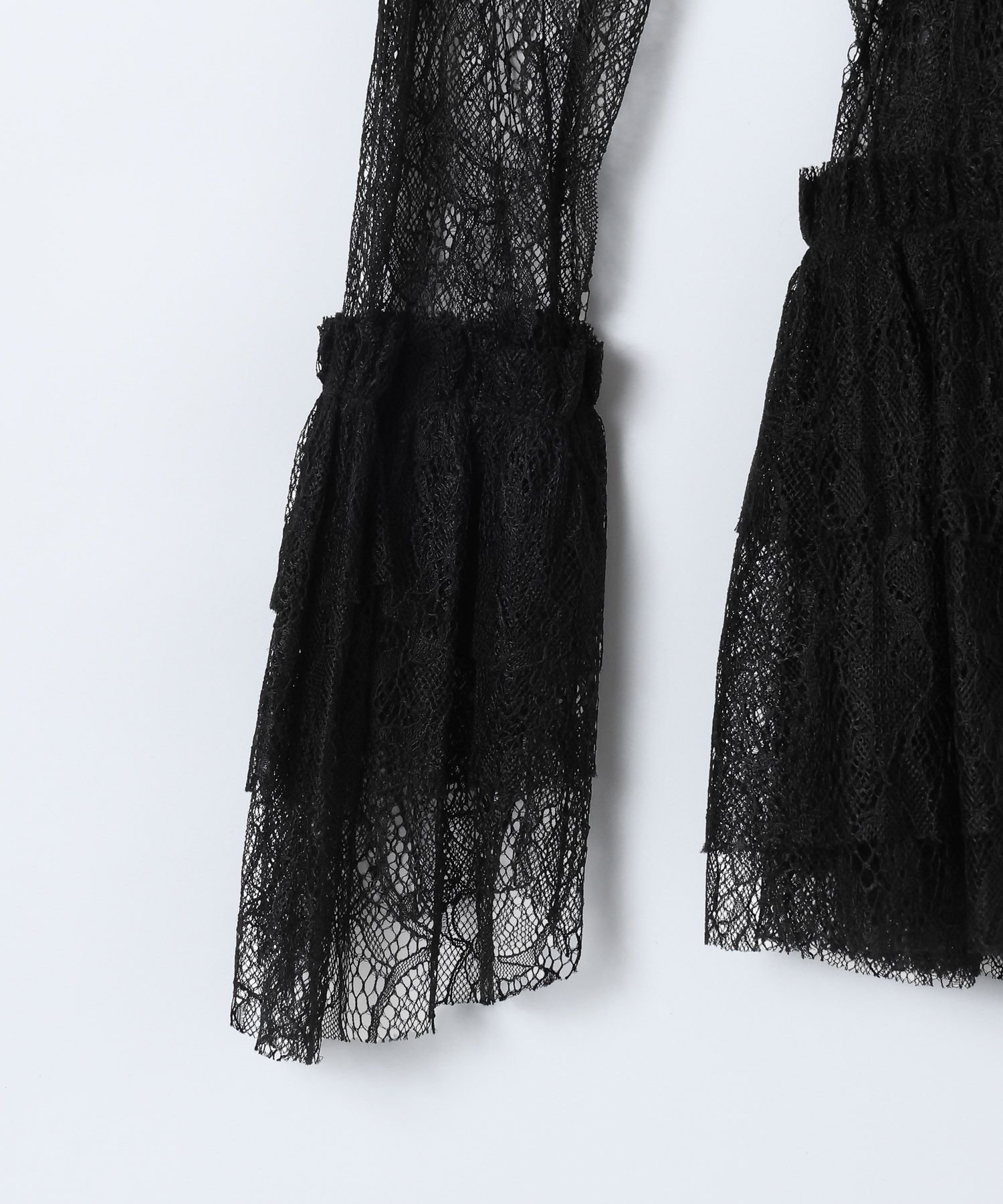 JEANASIS eL Lace Frill Shirt レース フリル シャツ JEANASIS｜Lace