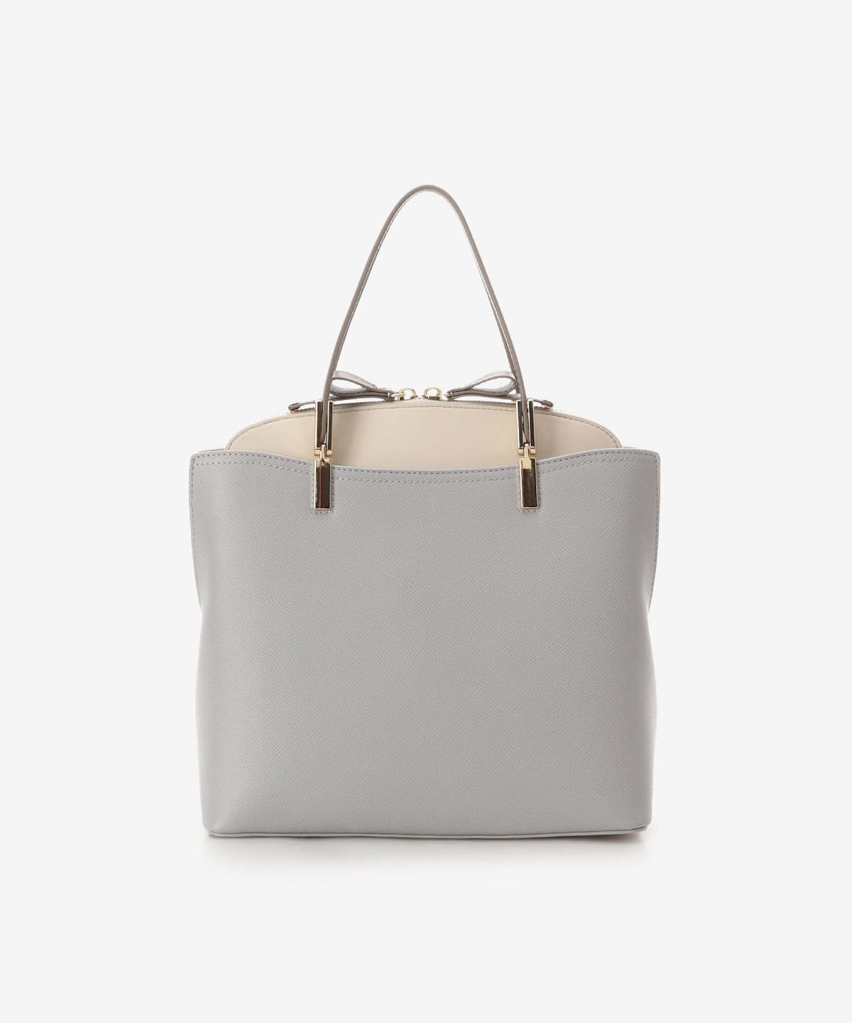 & chouette｜ハンドル金具バイカラー ハンドバッグ | Rakuten Fashion