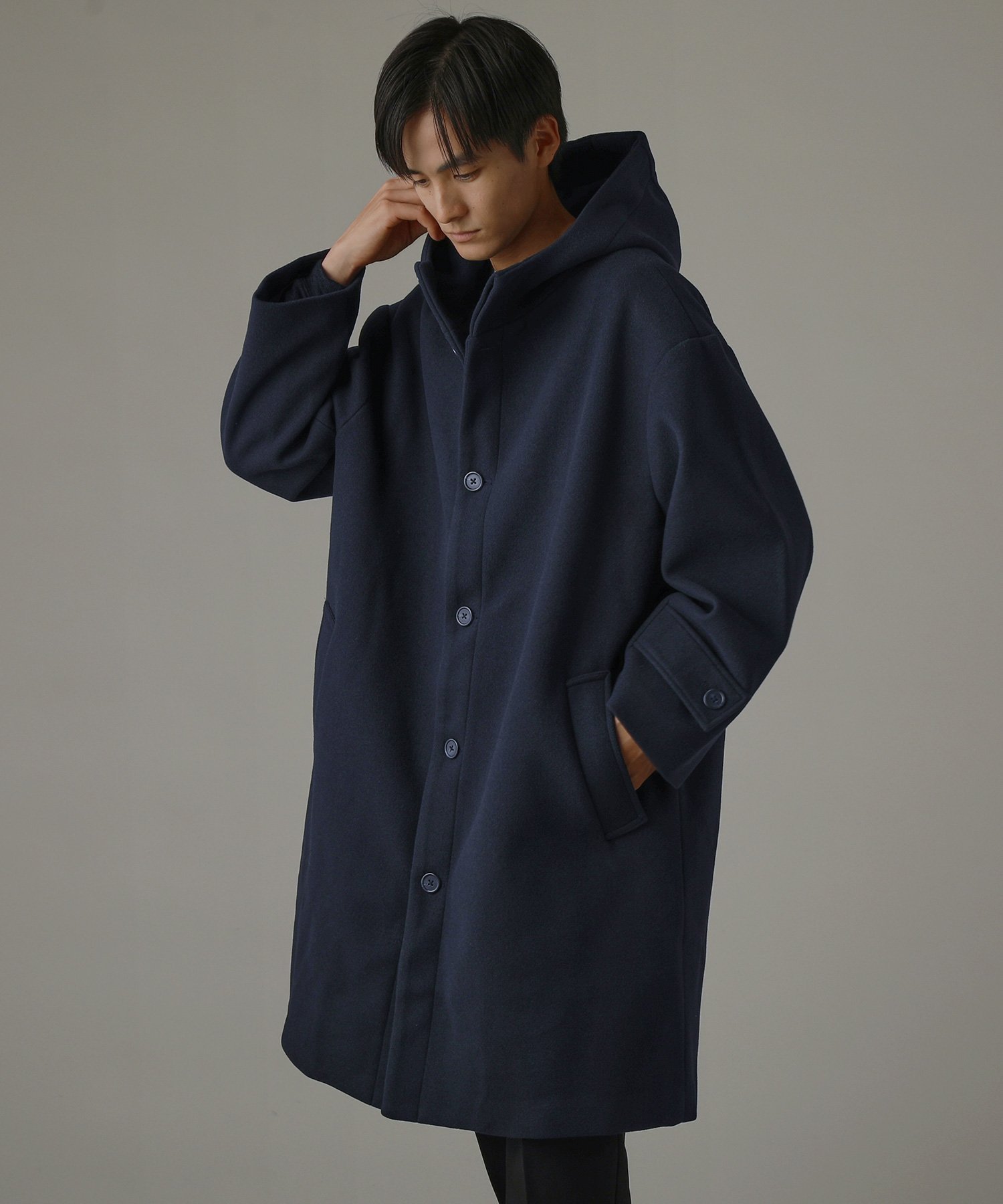 THE CASUAL｜メルトンフーデッドコート | Rakuten Fashion(楽天
