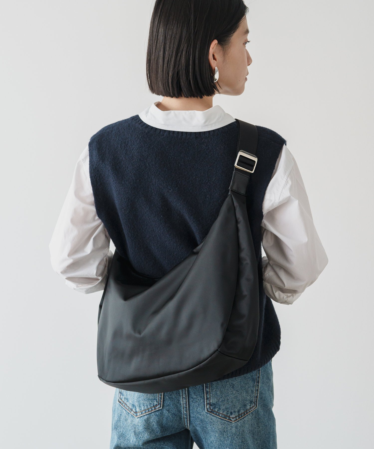 russet｜《3/4~価格改定》クラウズナイロンラウンドビッグショルダー