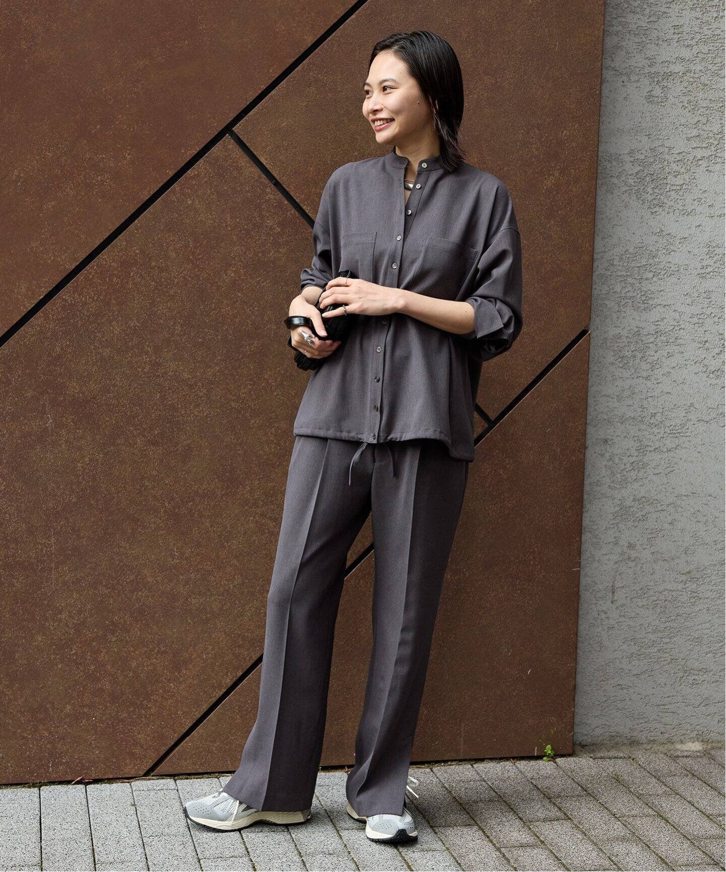 JOURNAL STANDARD｜ウーリッシュツイルタックボリュームシャツ