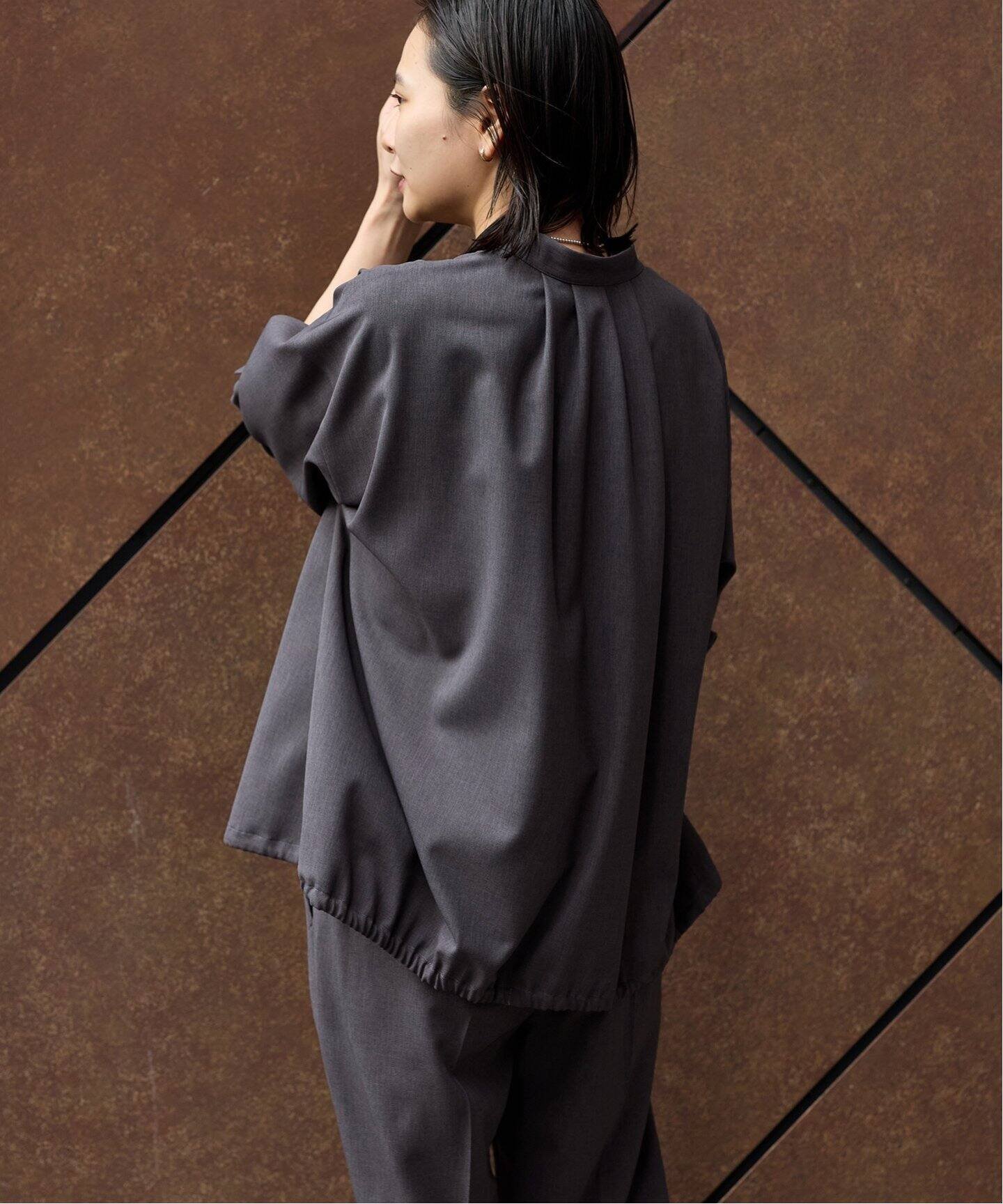 JOURNAL STANDARD｜ウーリッシュツイルタックボリュームシャツ