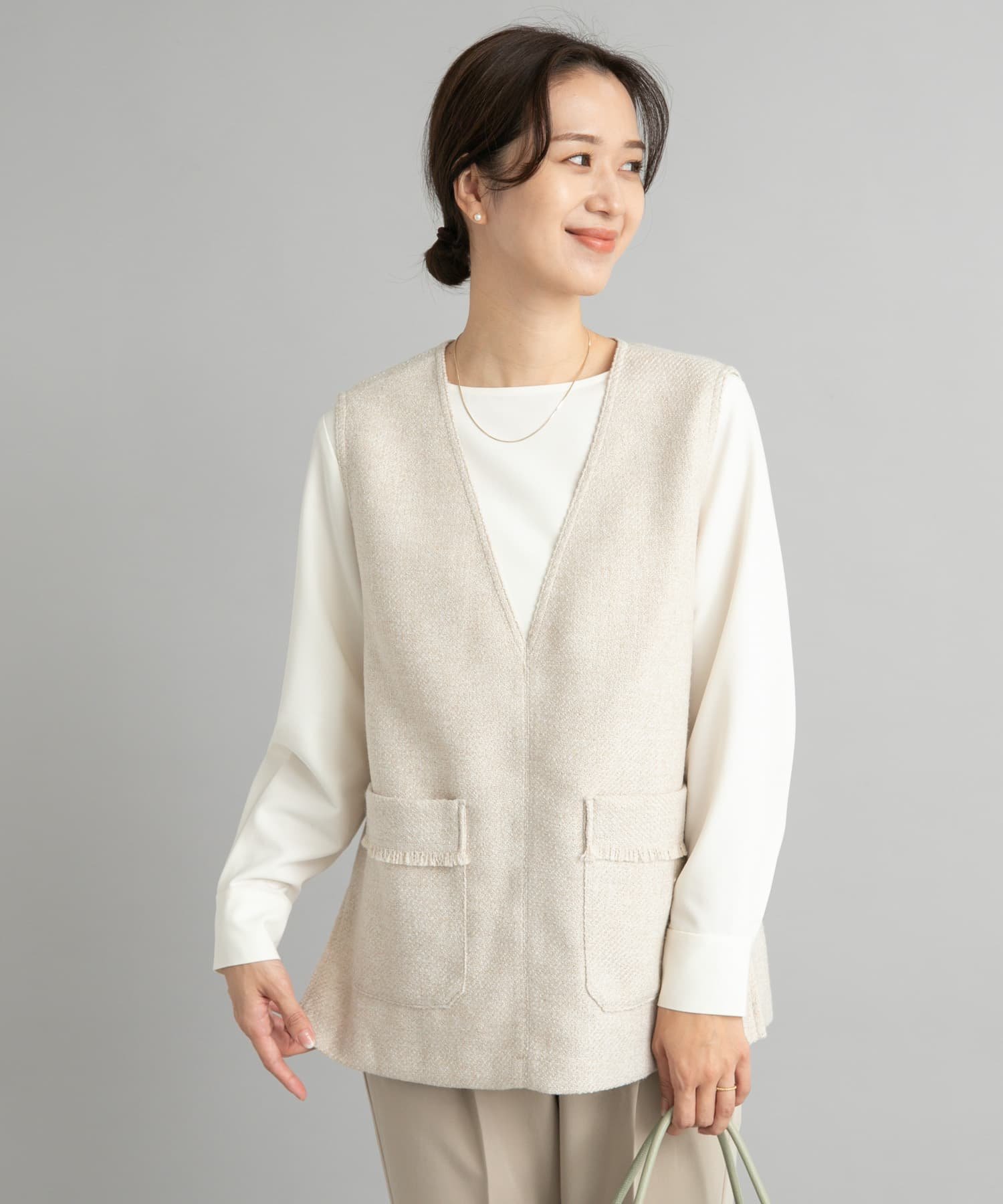 URBAN RESEARCH DOORS｜ツイードベスト | Rakuten Fashion(楽天